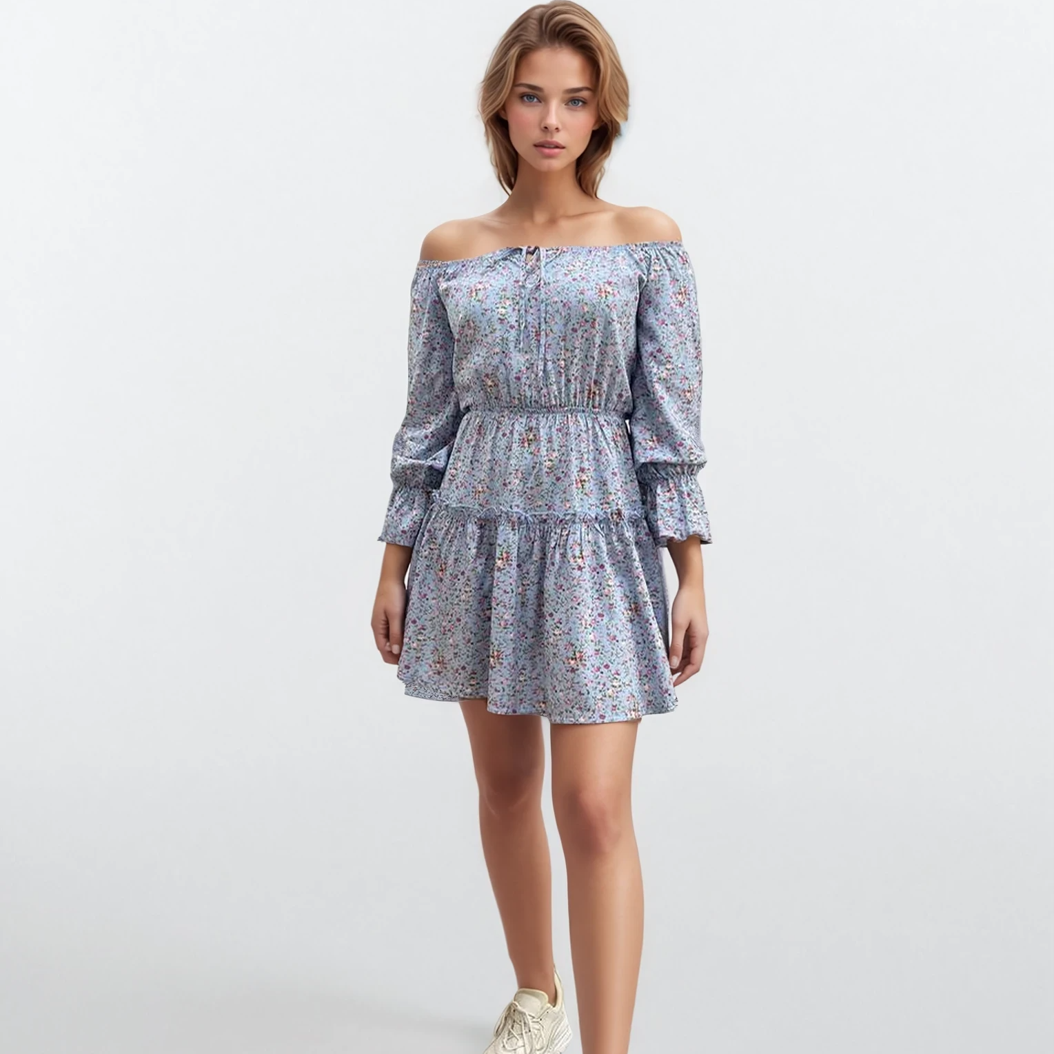 Сукня міні на резинці