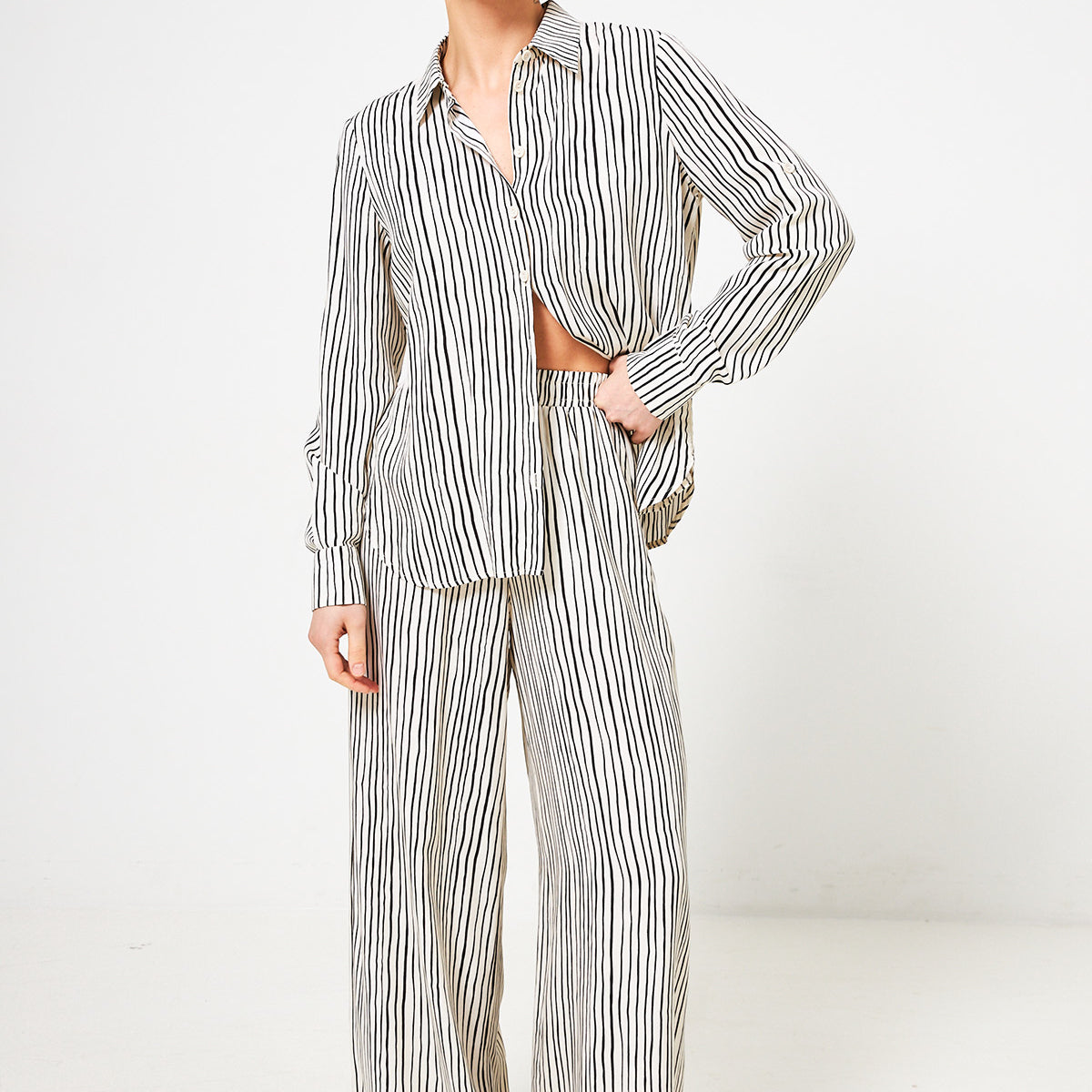 Брюки палаццо на резинці Грейс