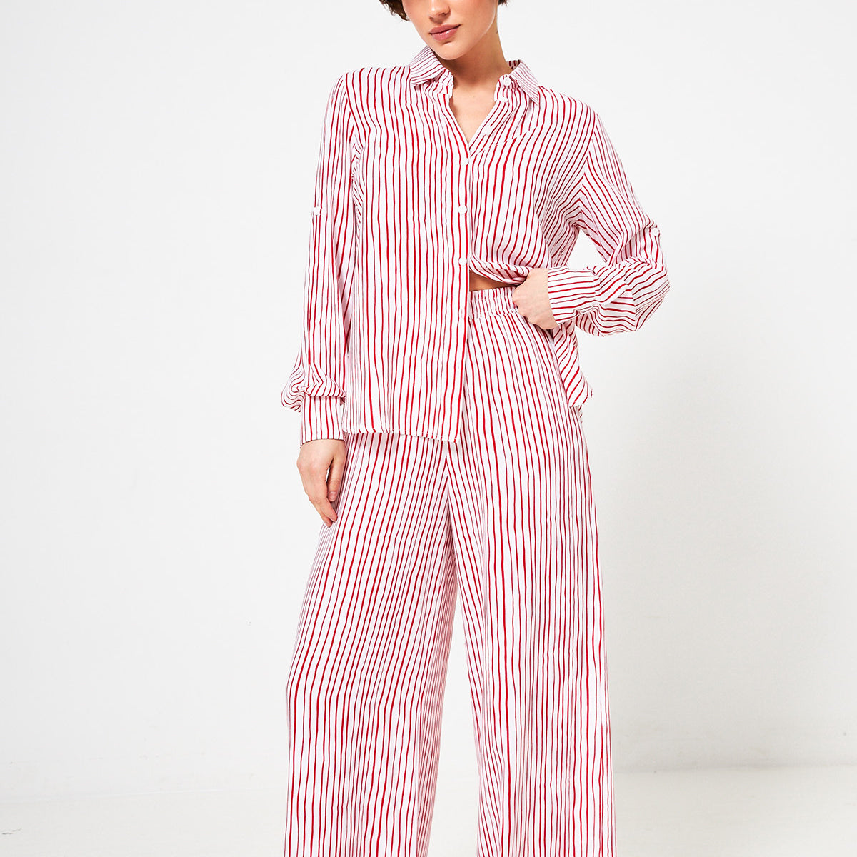 Брюки палаццо на резинці Грейс