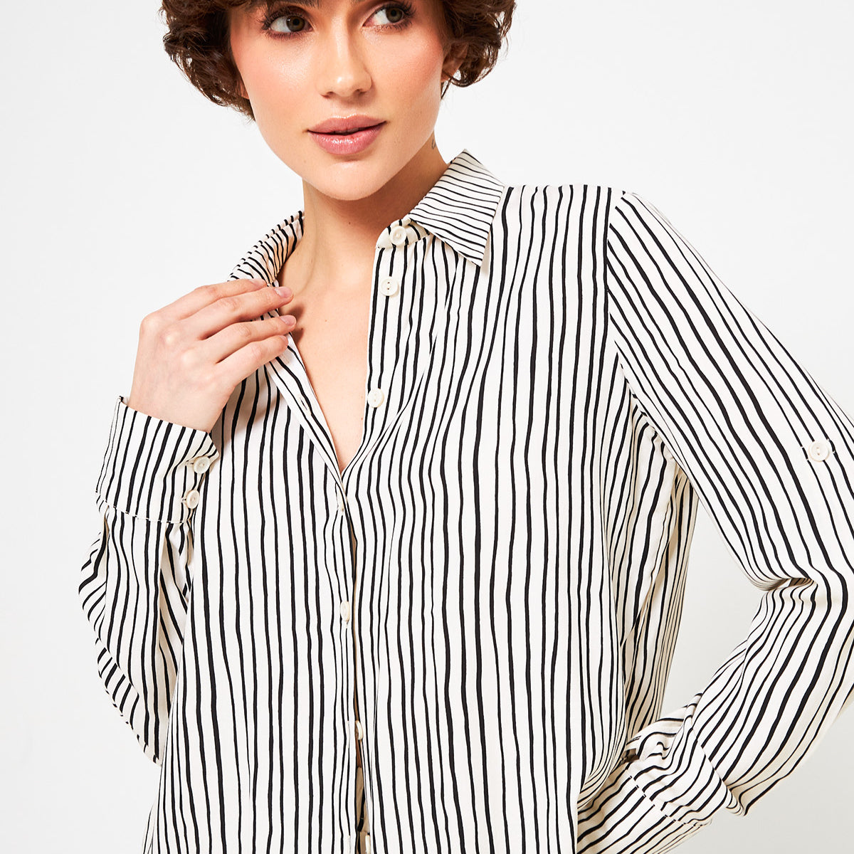 Сорочка вільна на ґудзиках Грейс