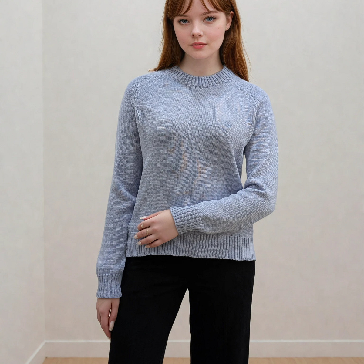 Светр реглан бавовняний