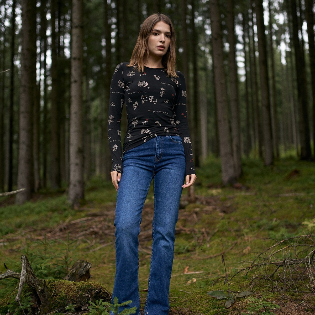 Джинси кльош