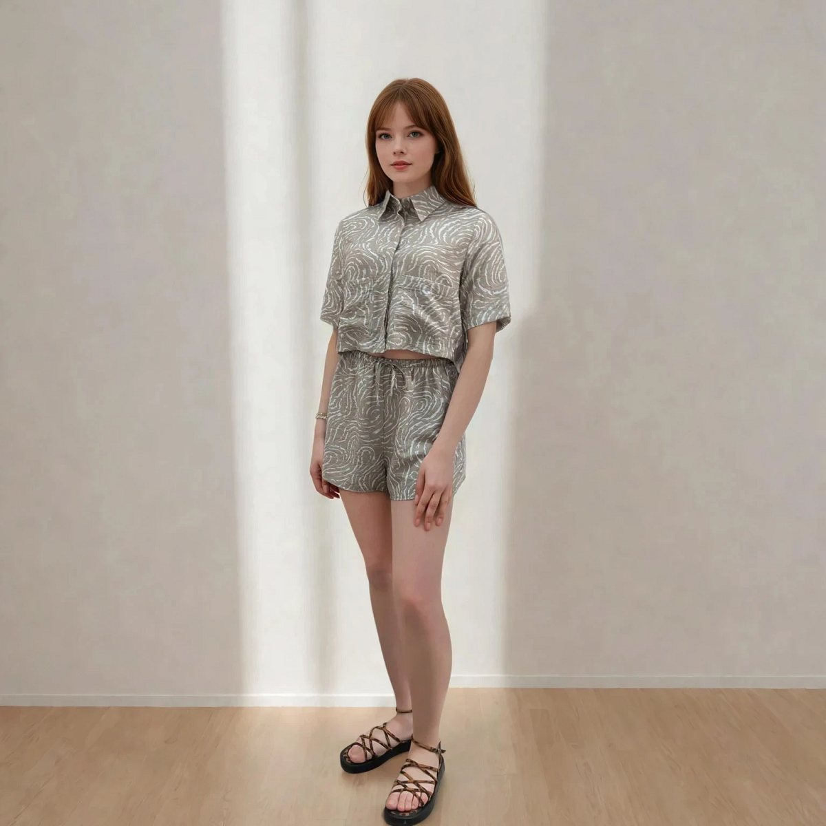 Шорти з льону