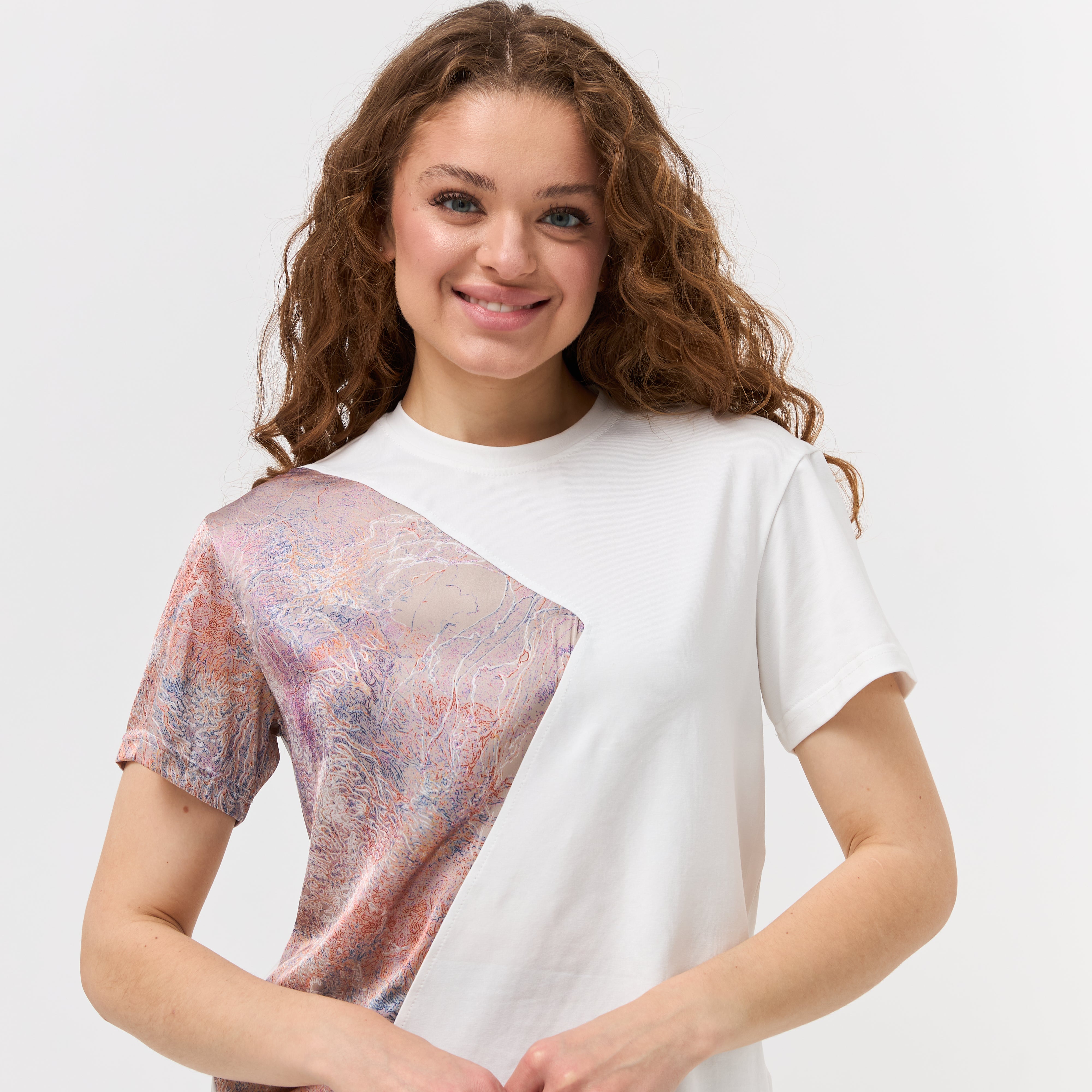 Футболка комбінована з армані