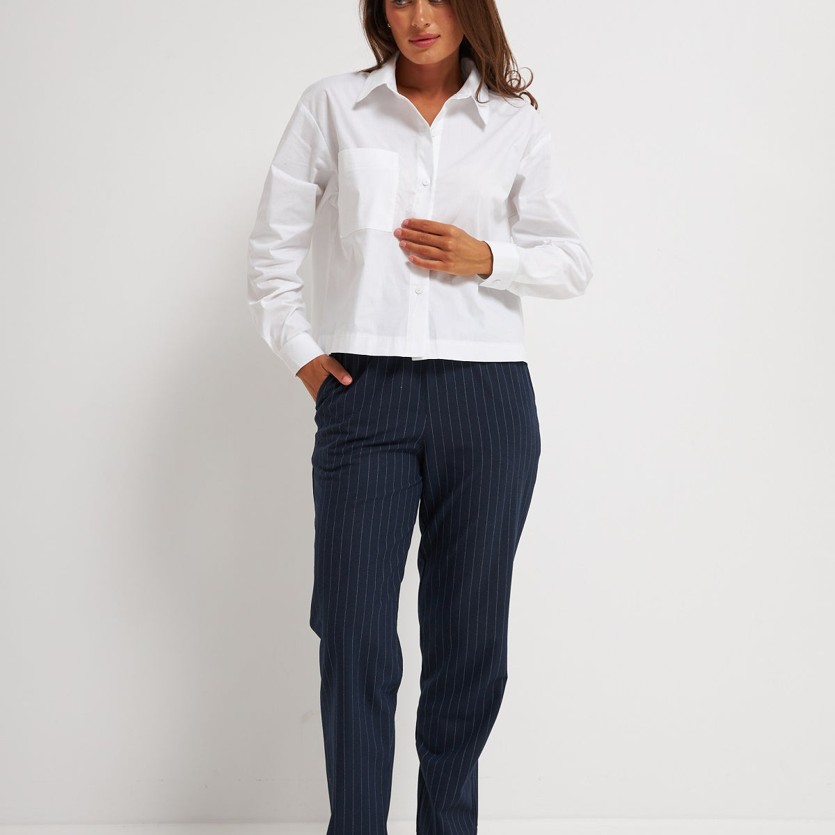 Брюки класичні з габардину