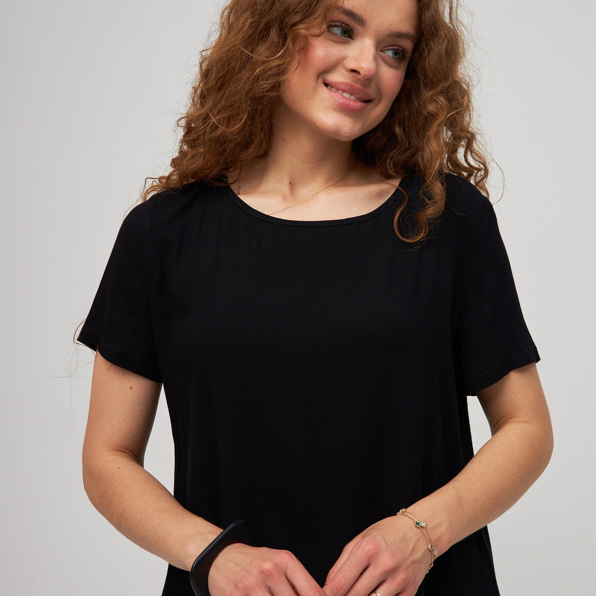 Блуза з подовженою спинкою