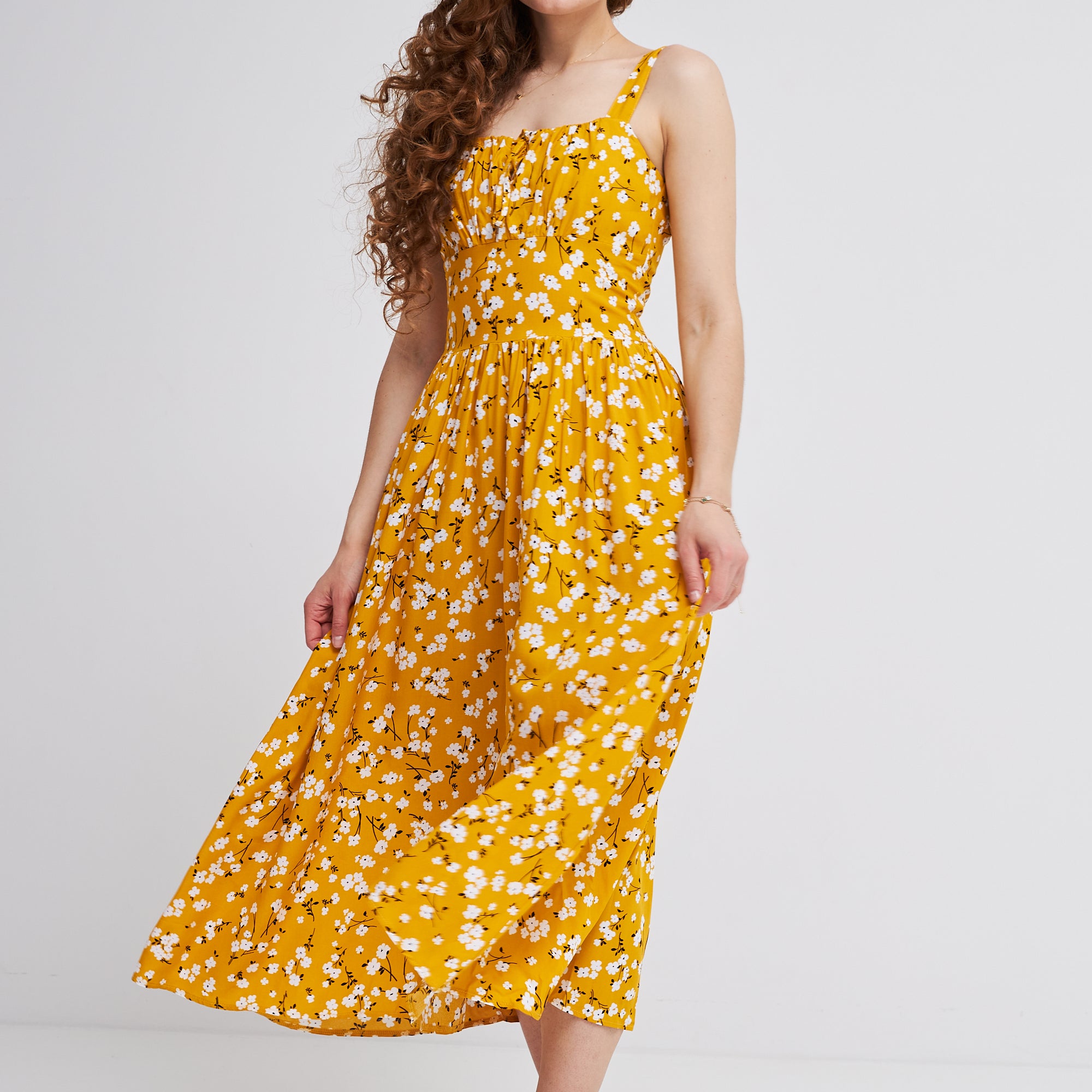 Сукня максі з розрізом