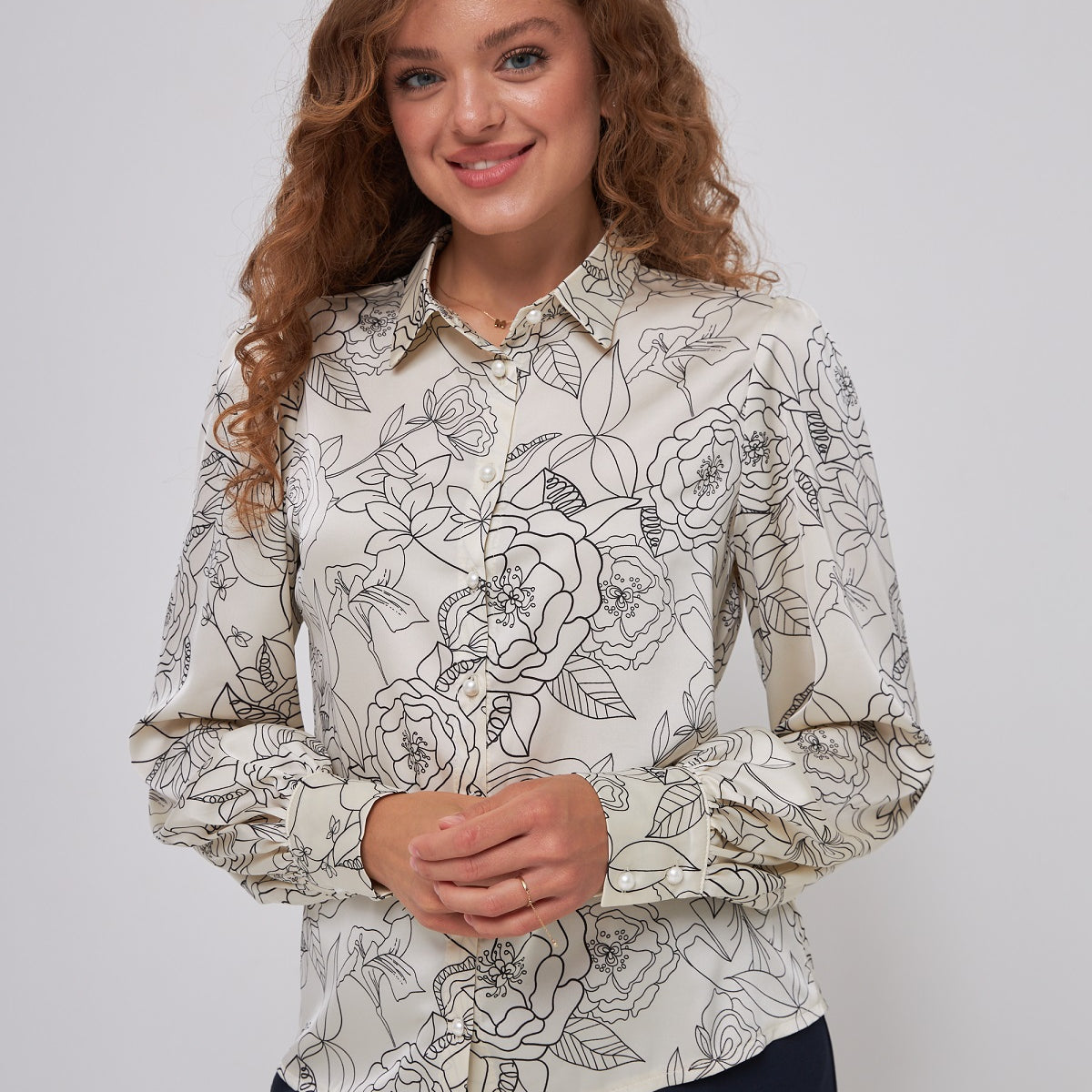 Блуза шовкова