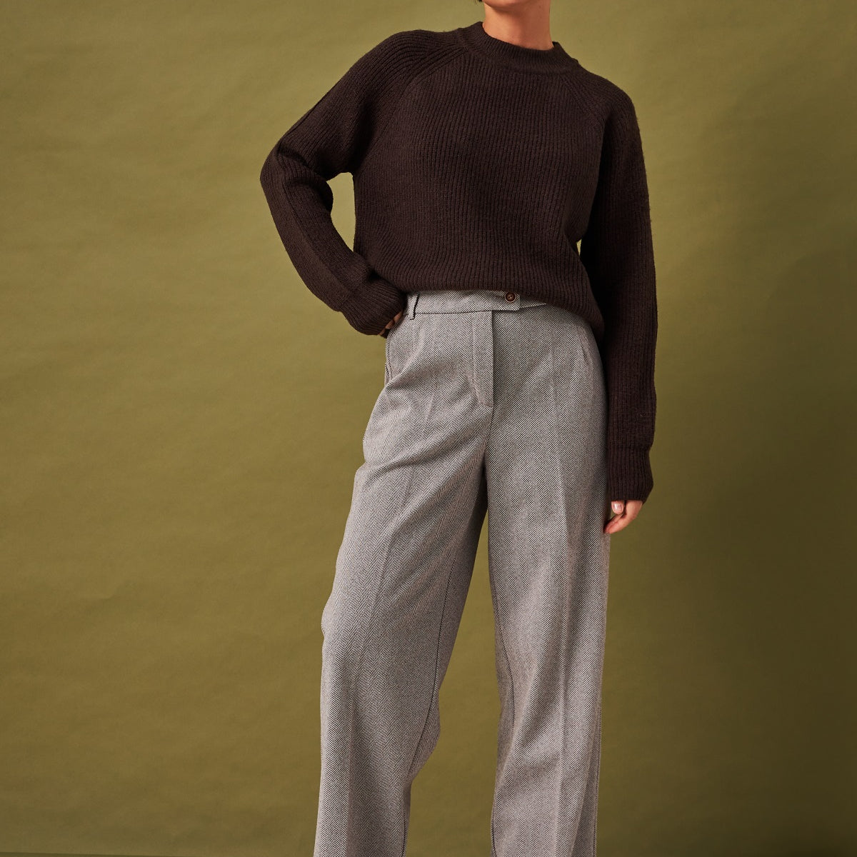 Брюки теплі палаццо