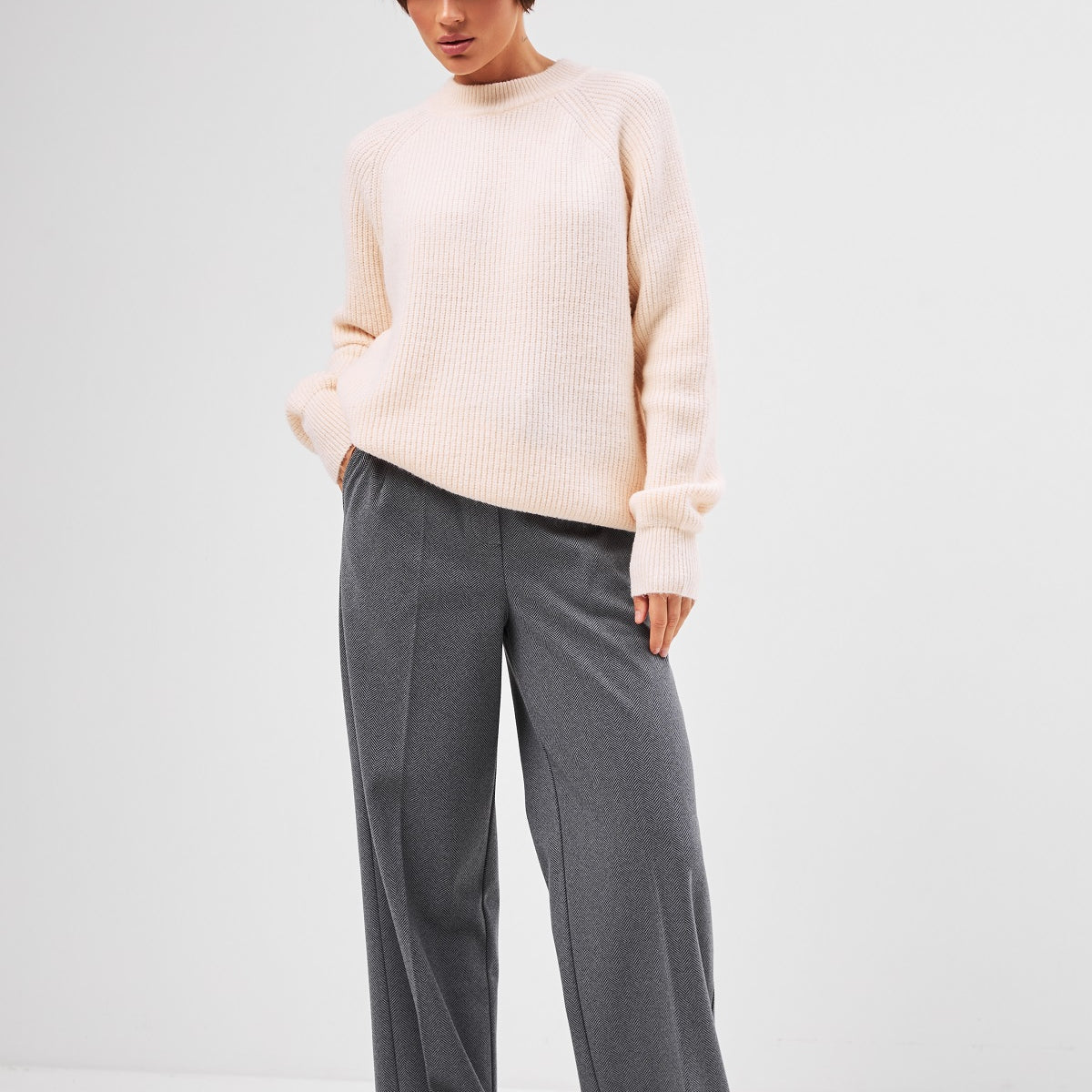 Брюки палаццо утеплені