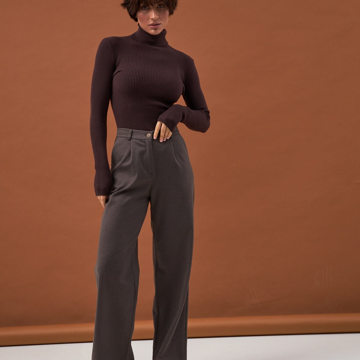 Брюки теплі з костюмки