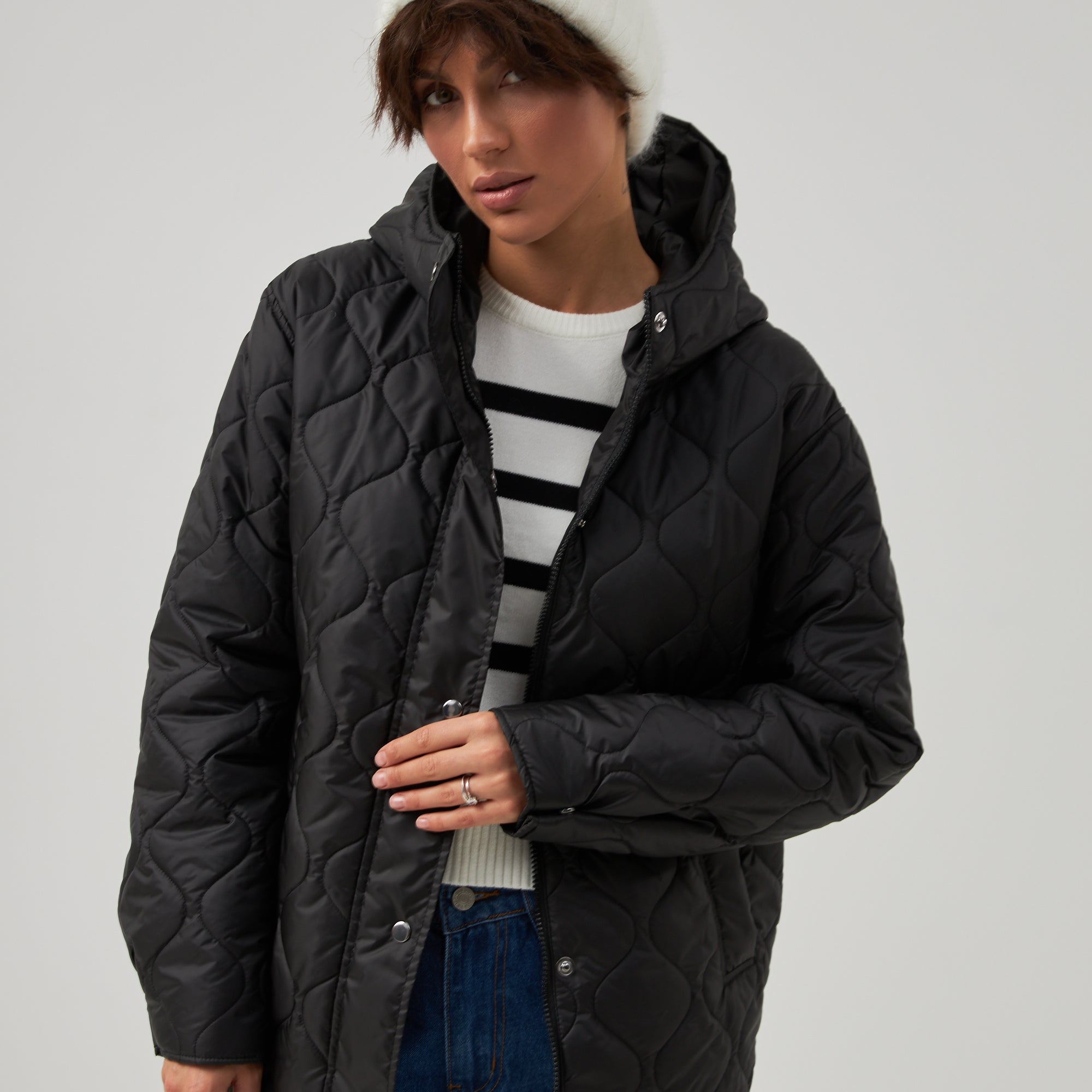 Шапка зимова з ангори