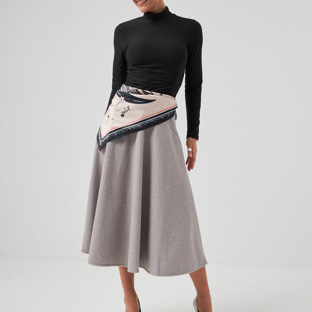 Спідниця з фігурною кокеткою