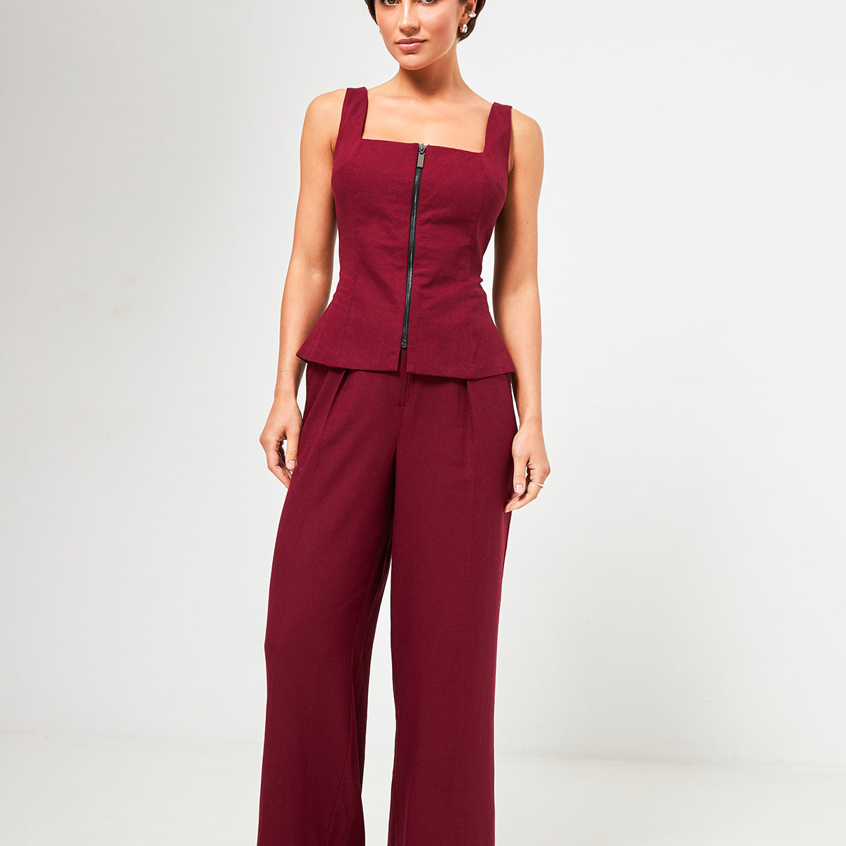 Брюки палаццо лляні Франческа