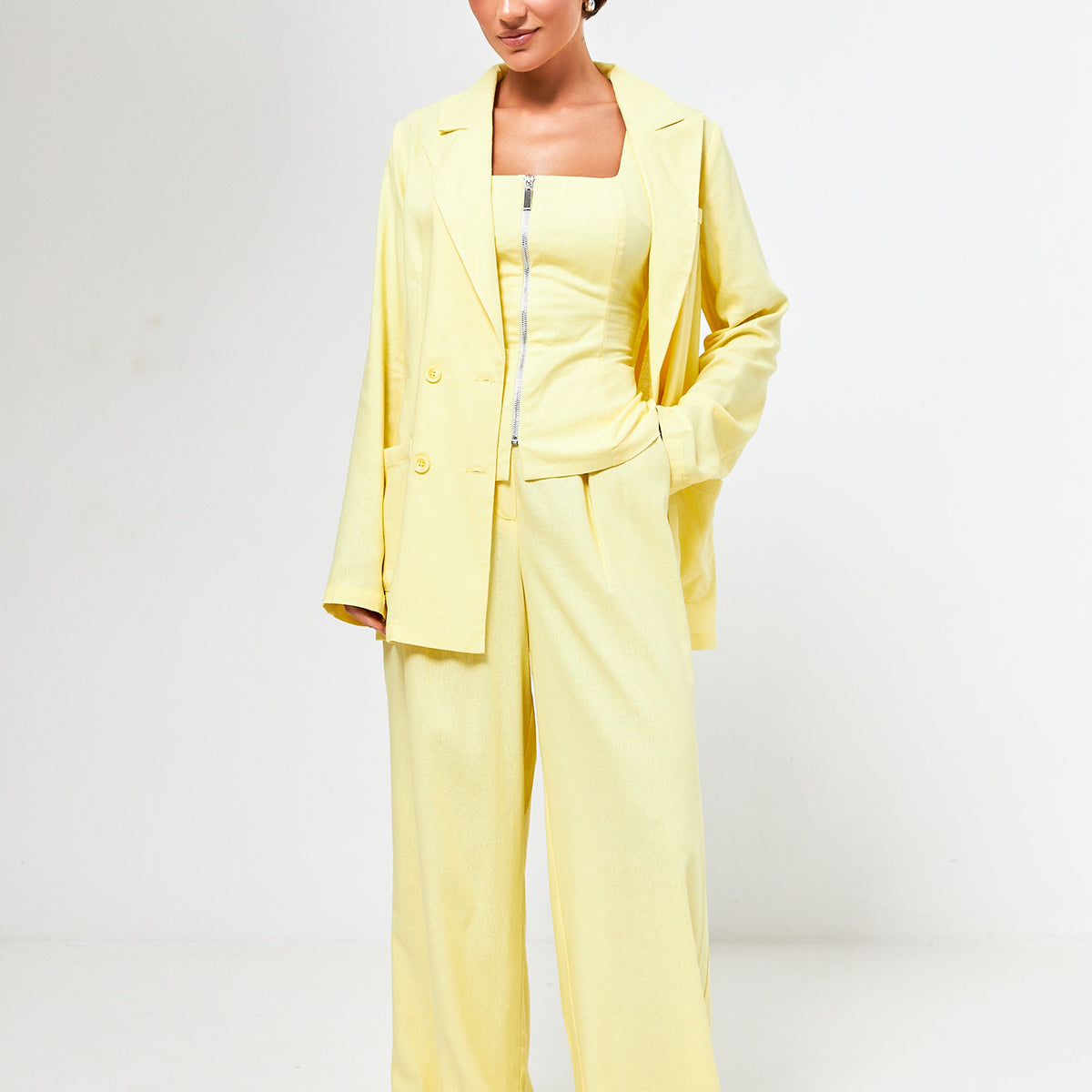 Брюки палаццо лляні Франческа