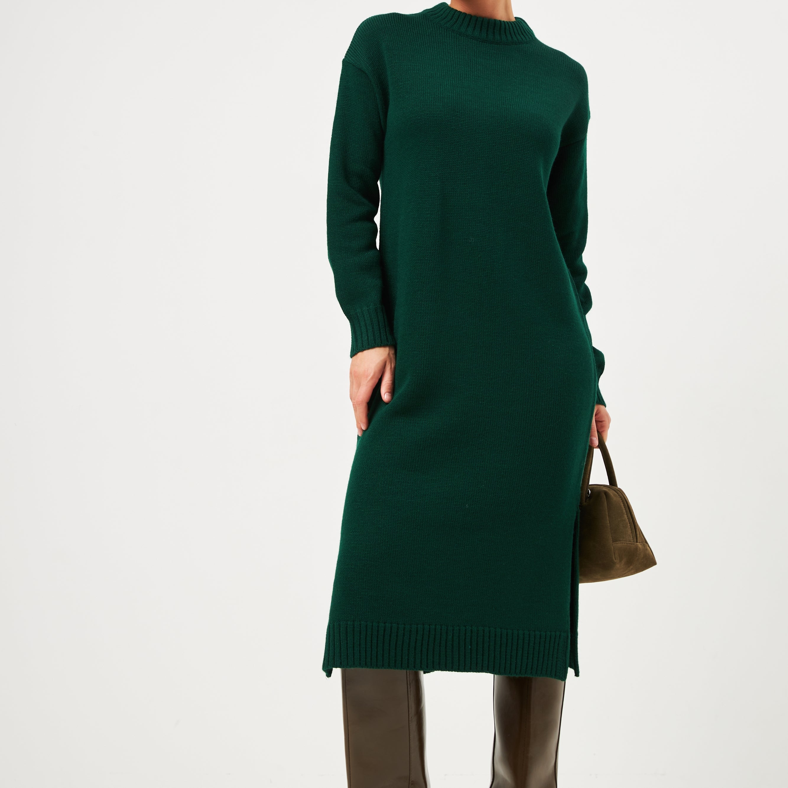 Сукня в'язана з розрізами