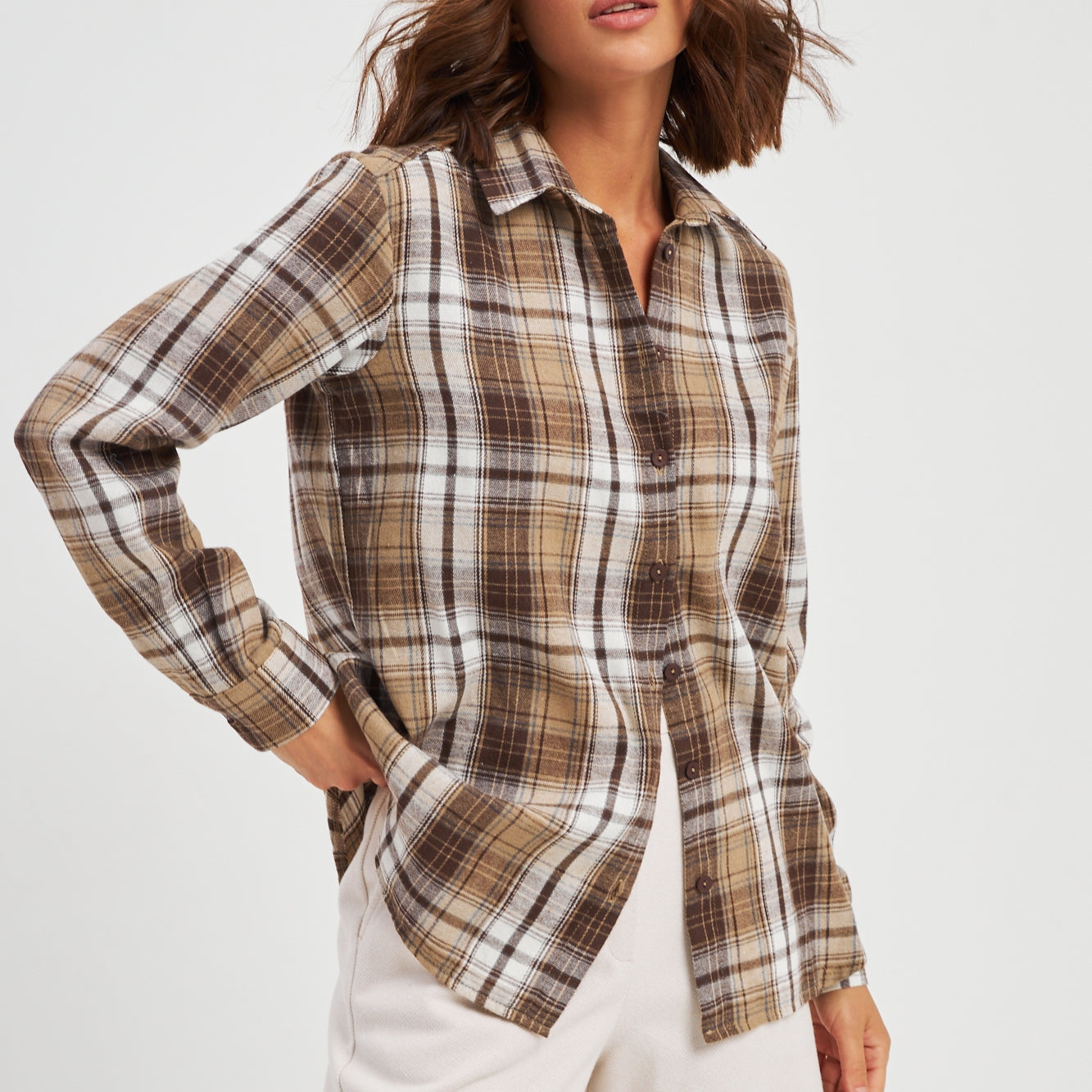 Сорочка в клітинку