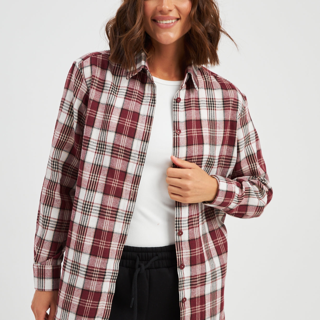 Сорочка в клітинку