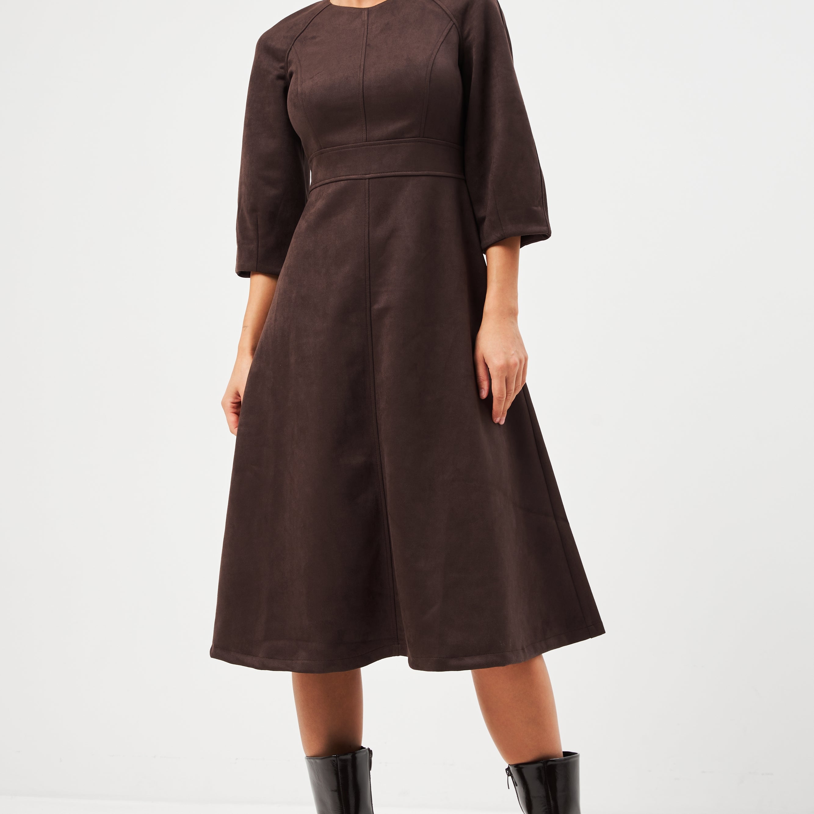 Сукня із замші