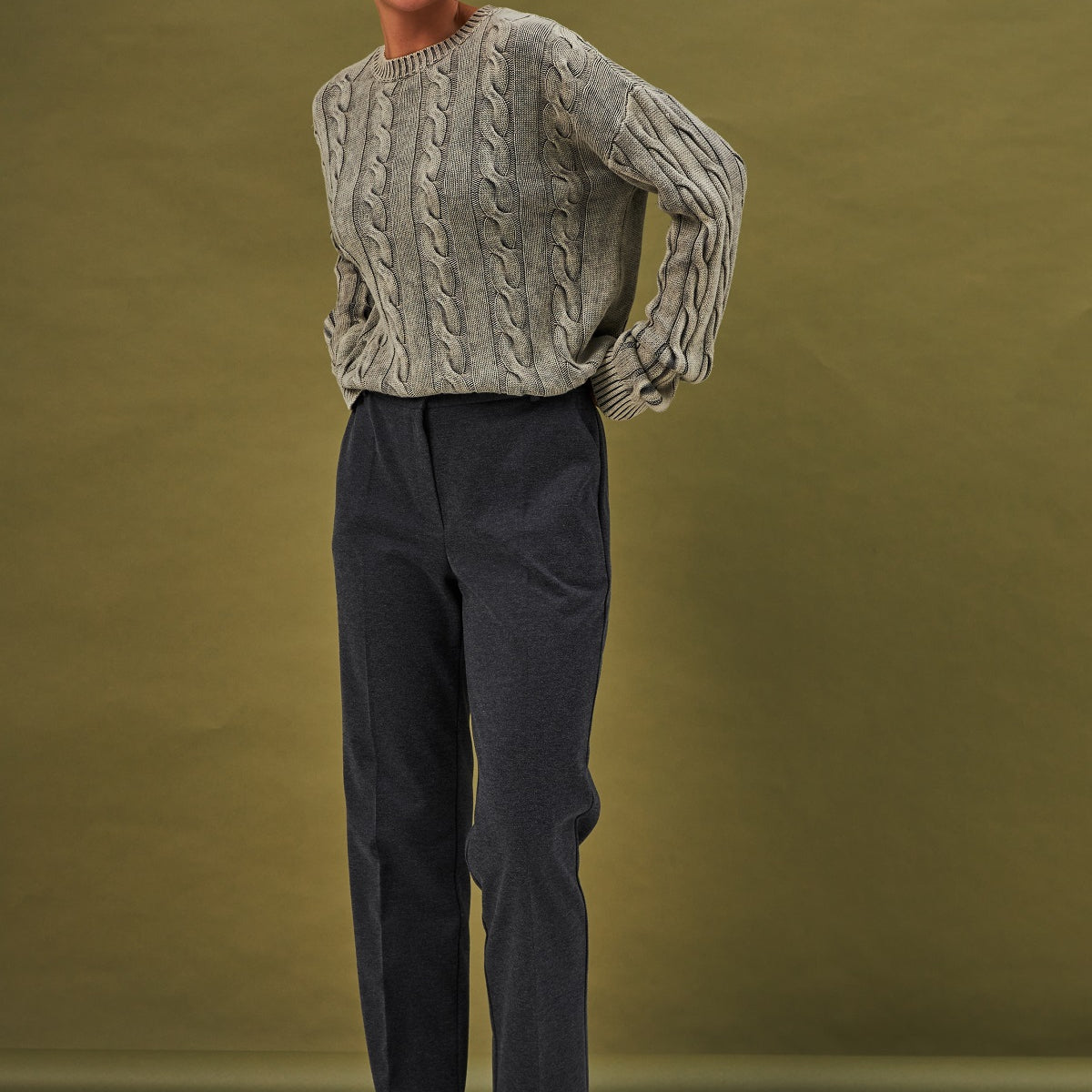 Брюки з костюмки