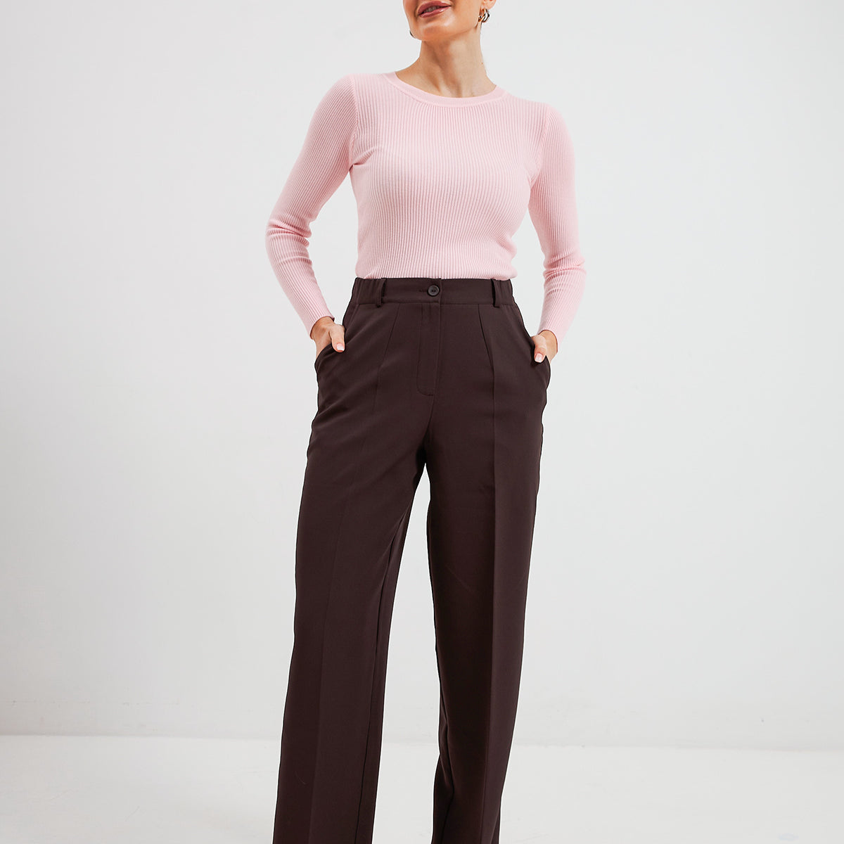 Брюки палаццо класичні під пояс Палермо