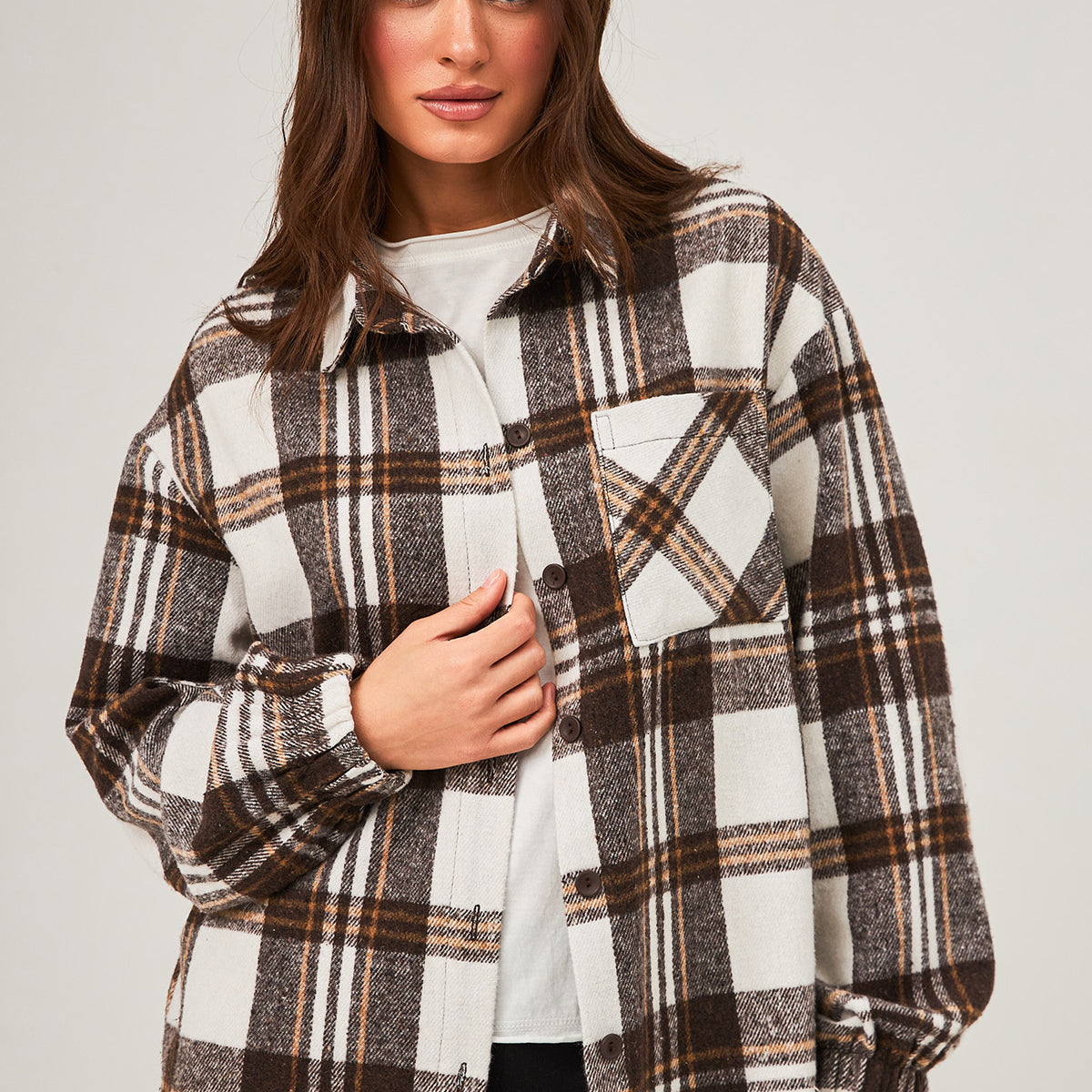 Сорочка утеплена у клітинку