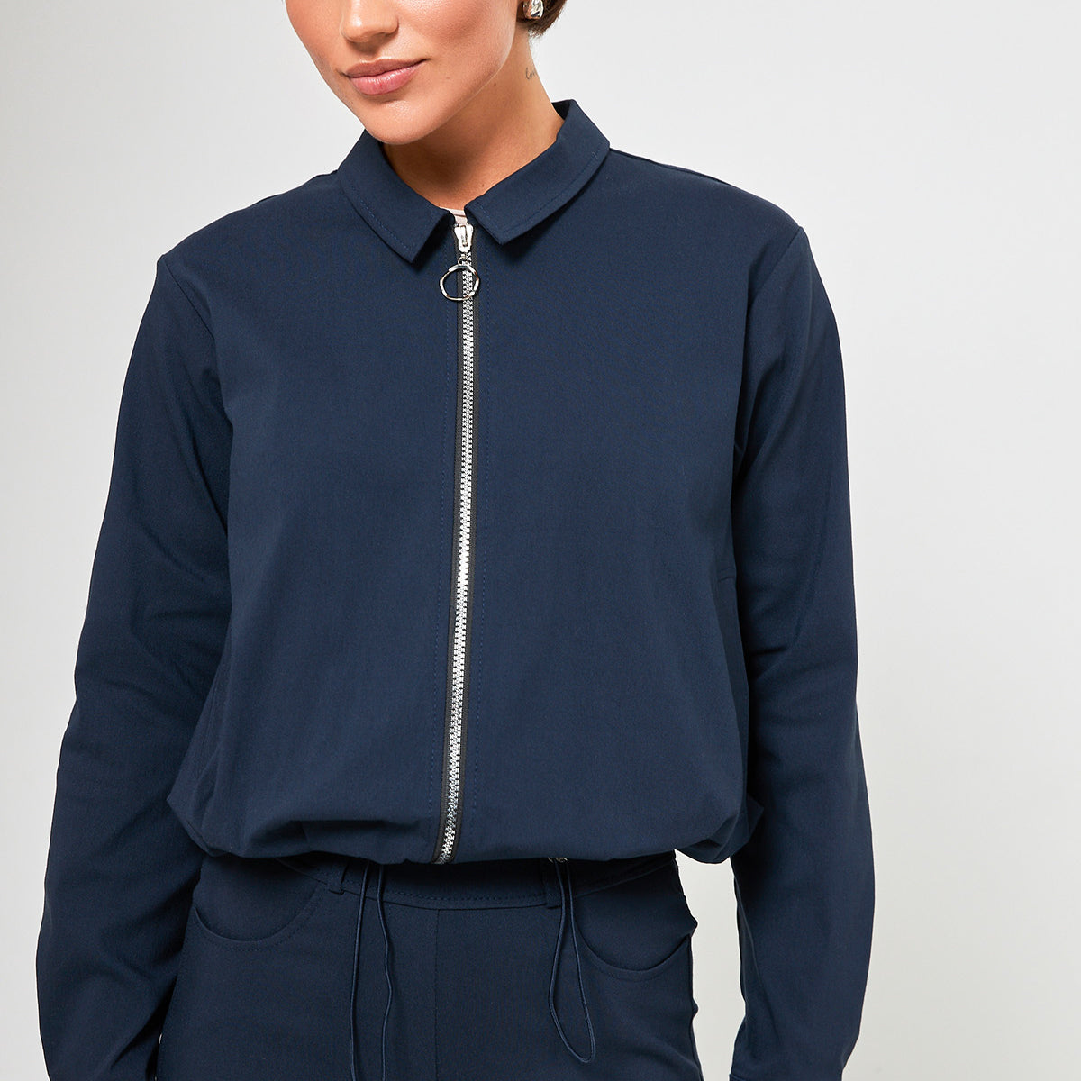 Бомбер на блискавці Харпер