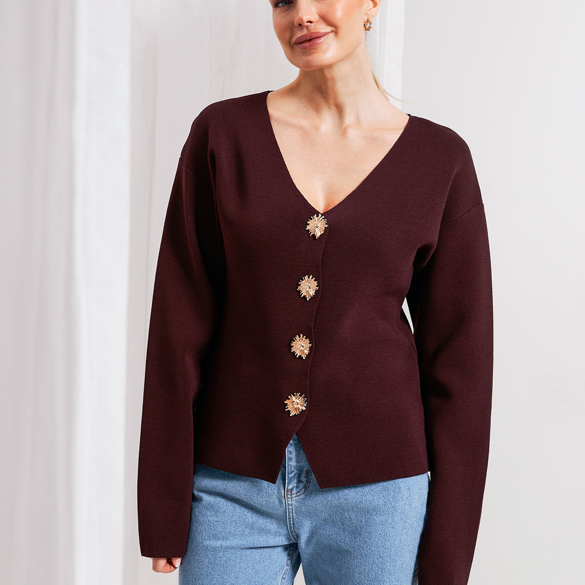 Кардиган на ґудзиках