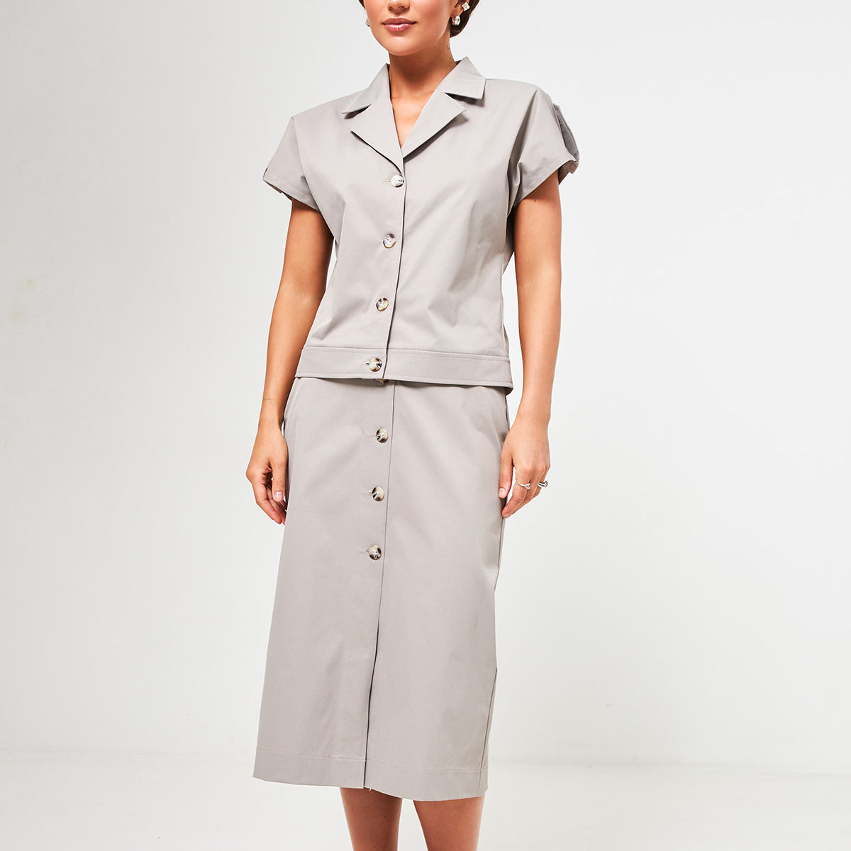 Спідниця на ґудзиках Каміла