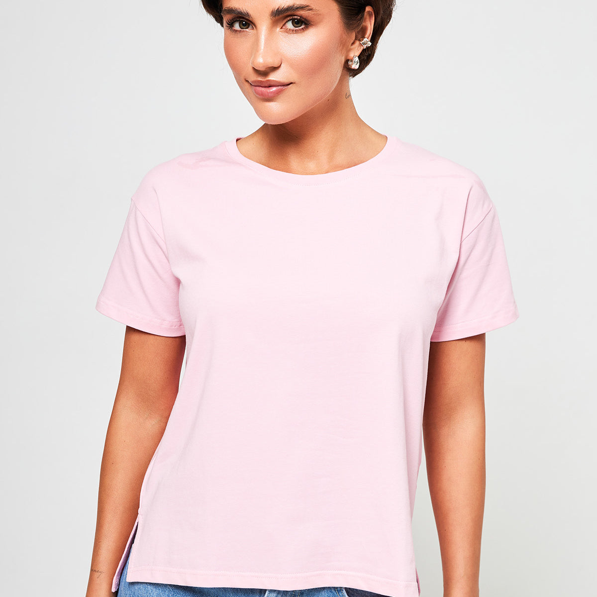 Футболка пряма з розрізами