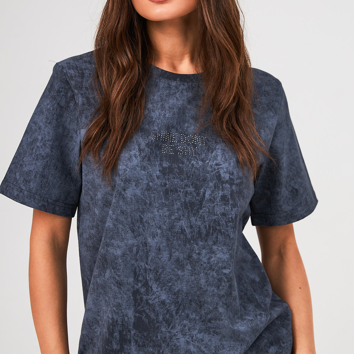 Футболка вільна Shine, don't be shy