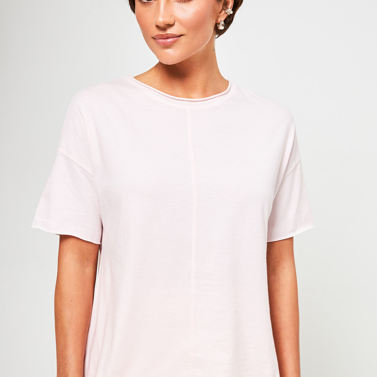 Футболка оверсайз зі швами