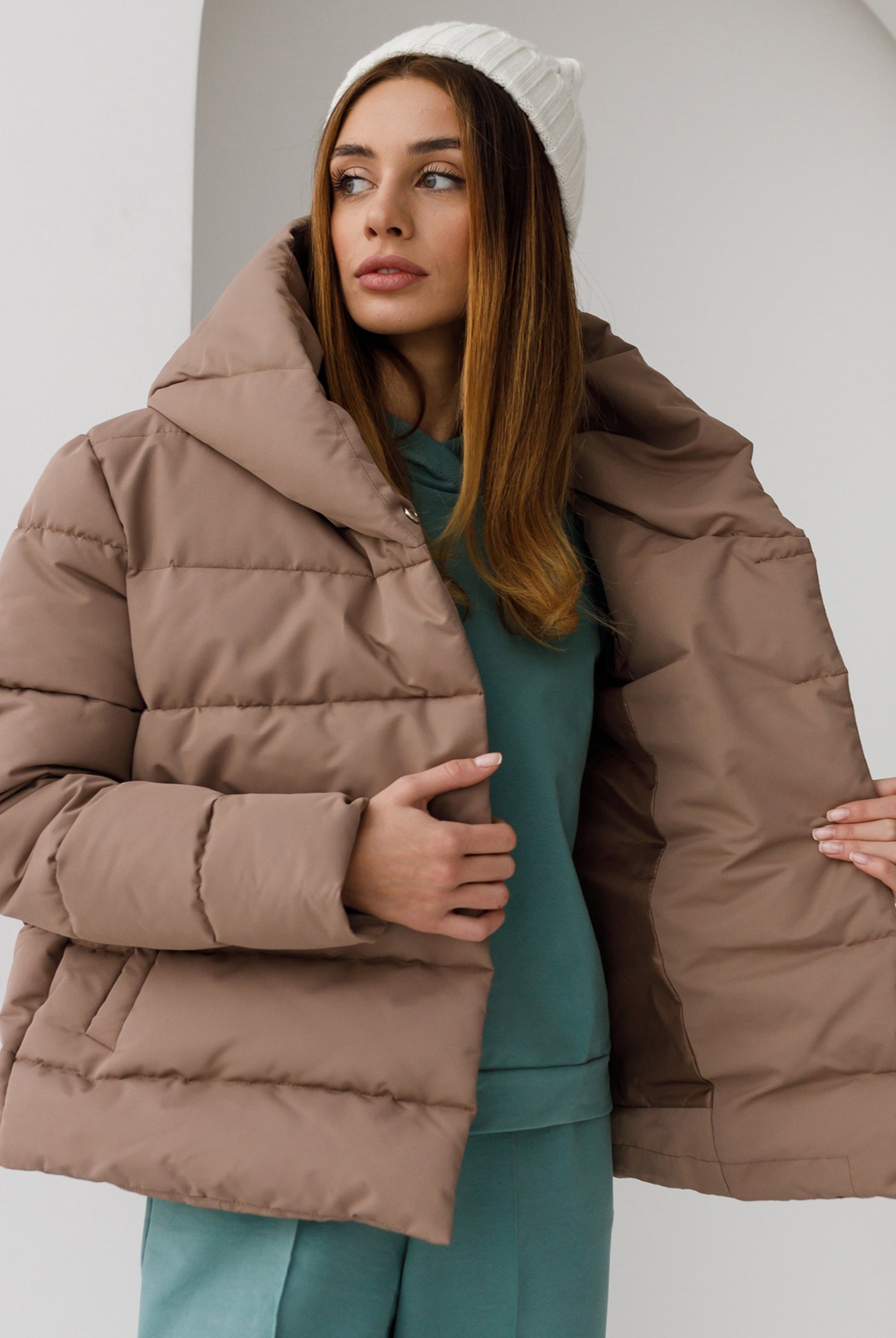 Куртка пуховик жіноча коротка - Wear Me