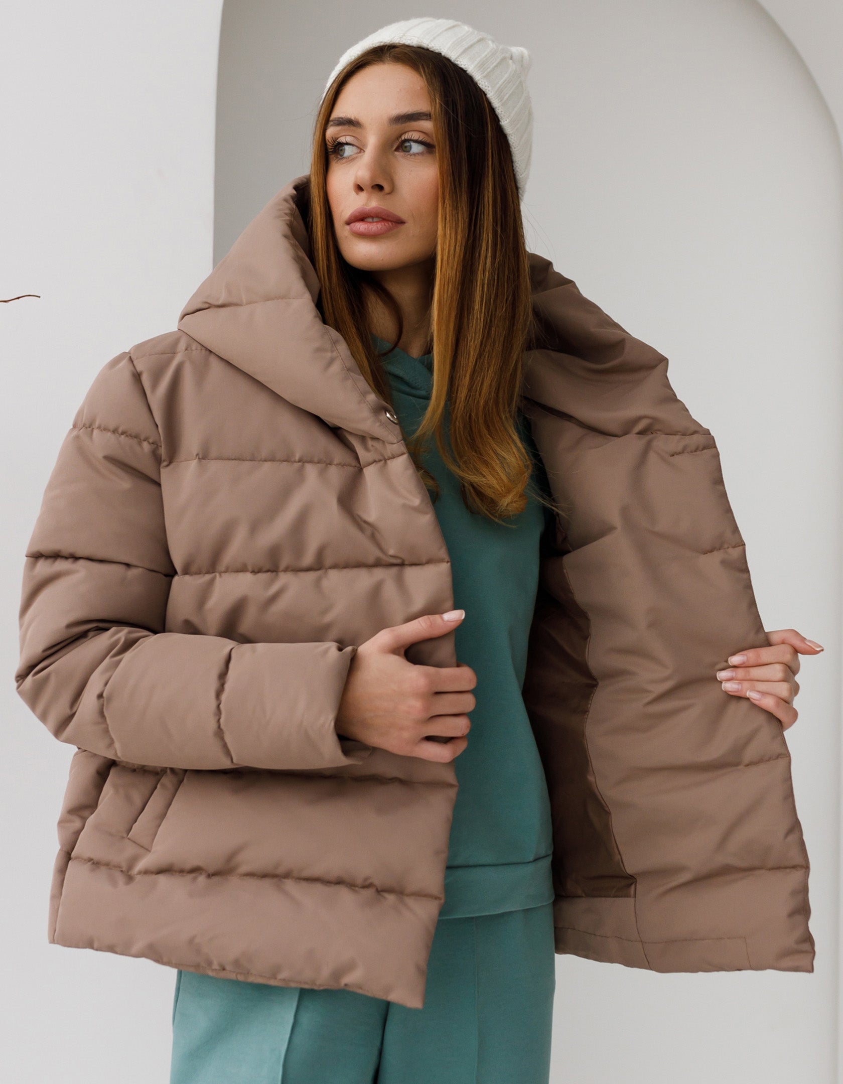 Куртка пуховик жіноча коротка - Wear Me