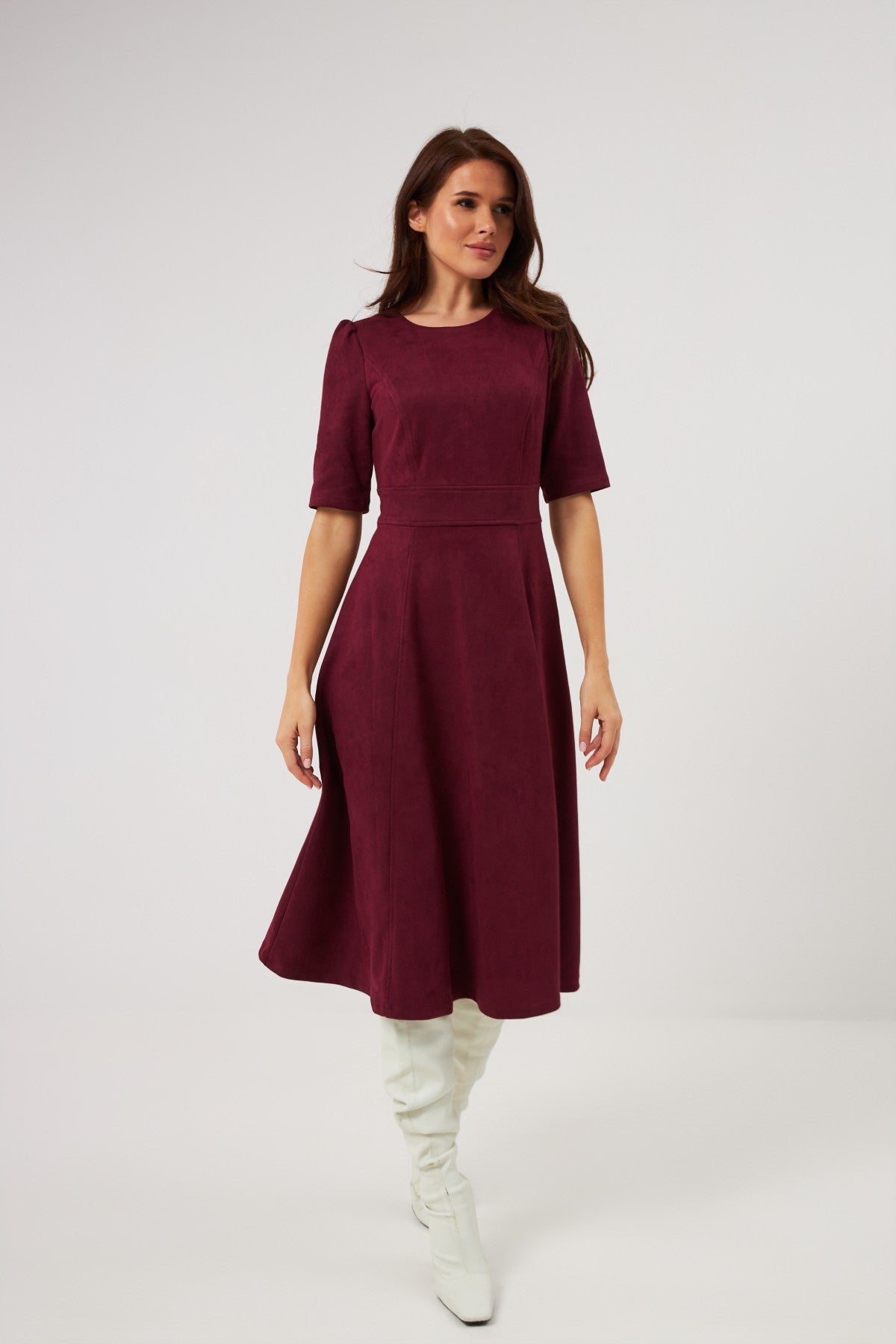 [14_26_058_17175] Сукня з широким поясом