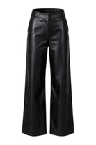 [2_26_16720] Брюки широкі палаццо з екошкіри