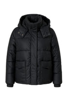 Куртка з відстібним капюшоном і накладними кишенями
