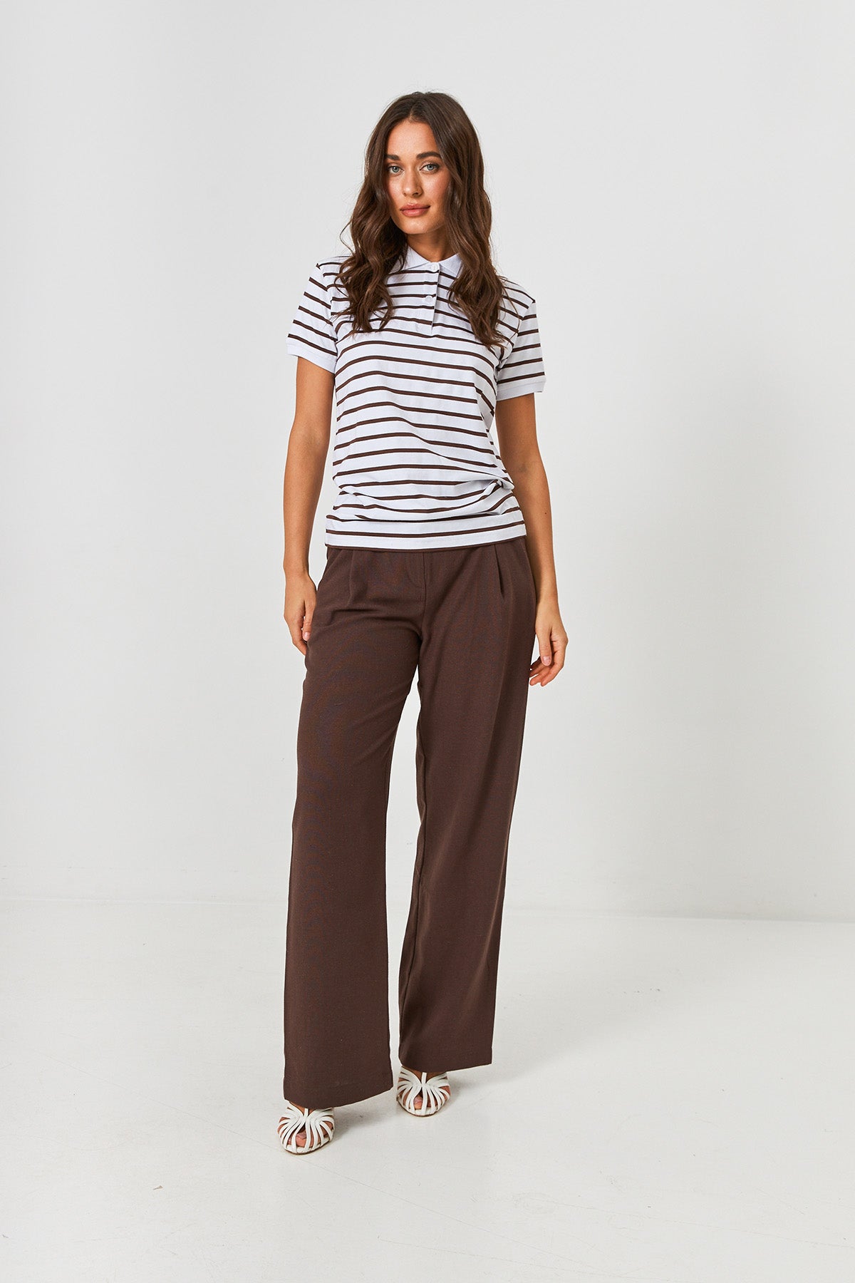 Футболка "Поло у смужку"