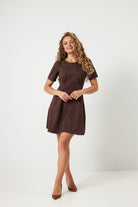 [14_26_17095] Сукня міні з защіпами