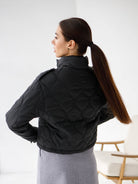 Куртка вкорочена з куліскою по низу - Wear Me