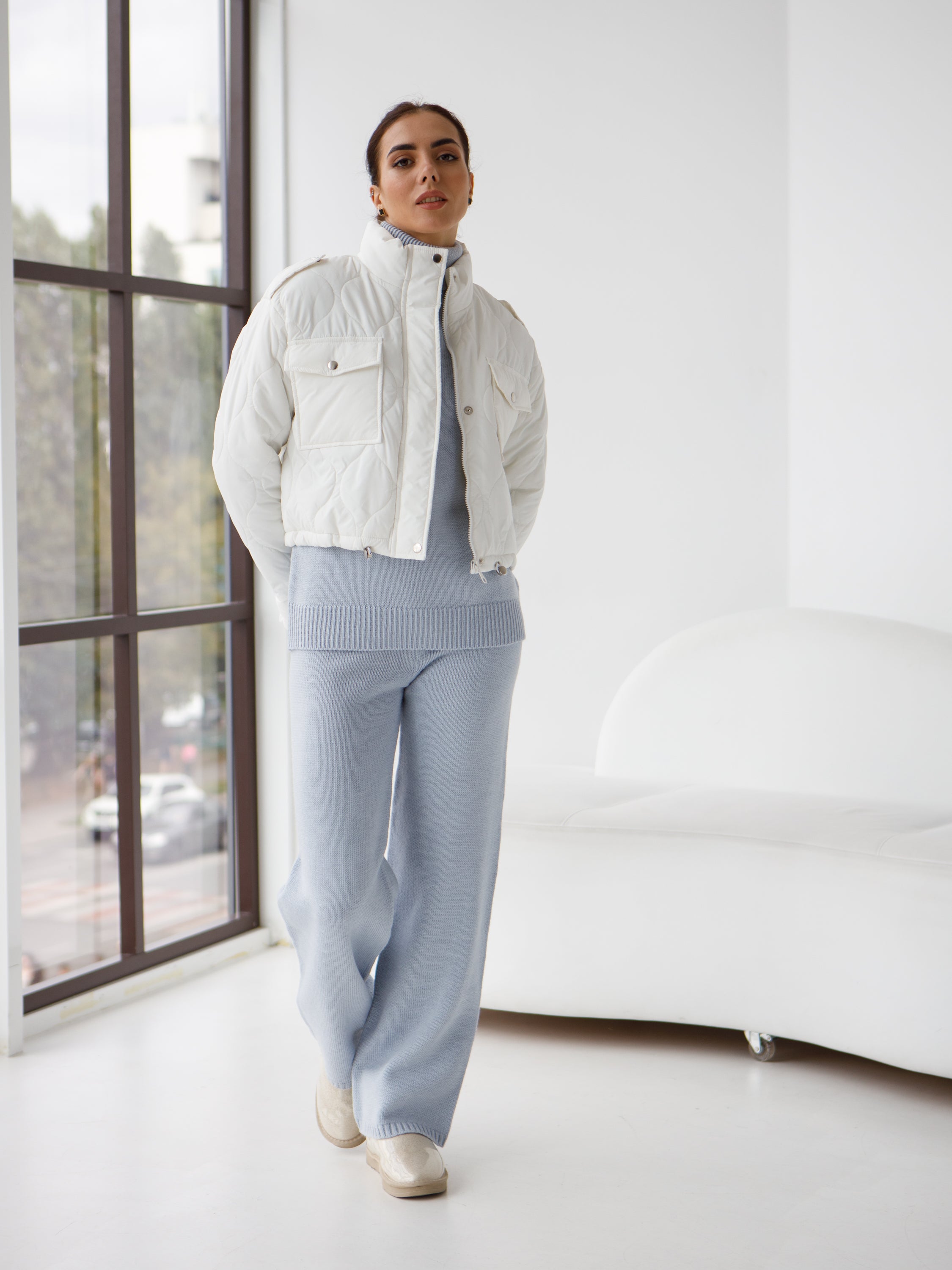 Куртка вкорочена з куліскою по низу - Wear Me