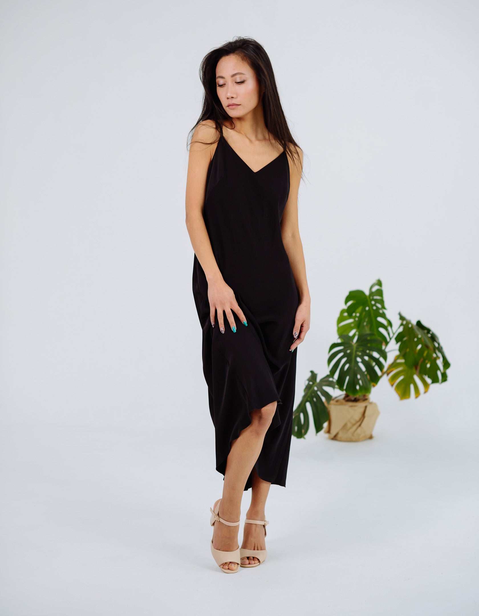Сукня жіноча комбінація міді на брителях - Wear Me