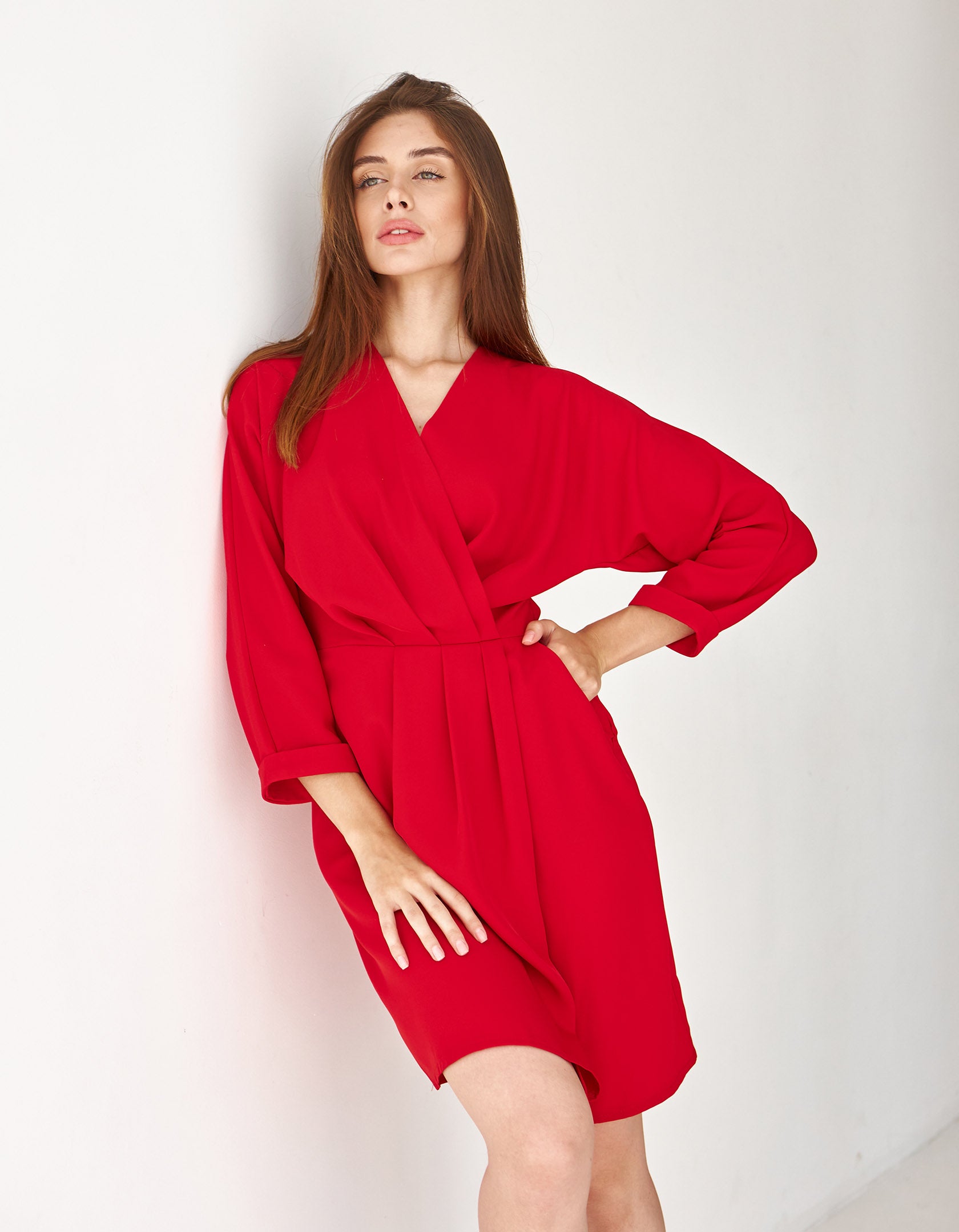 Сукня жіноча коктельна нарядка рукав три чверті - Wear Me