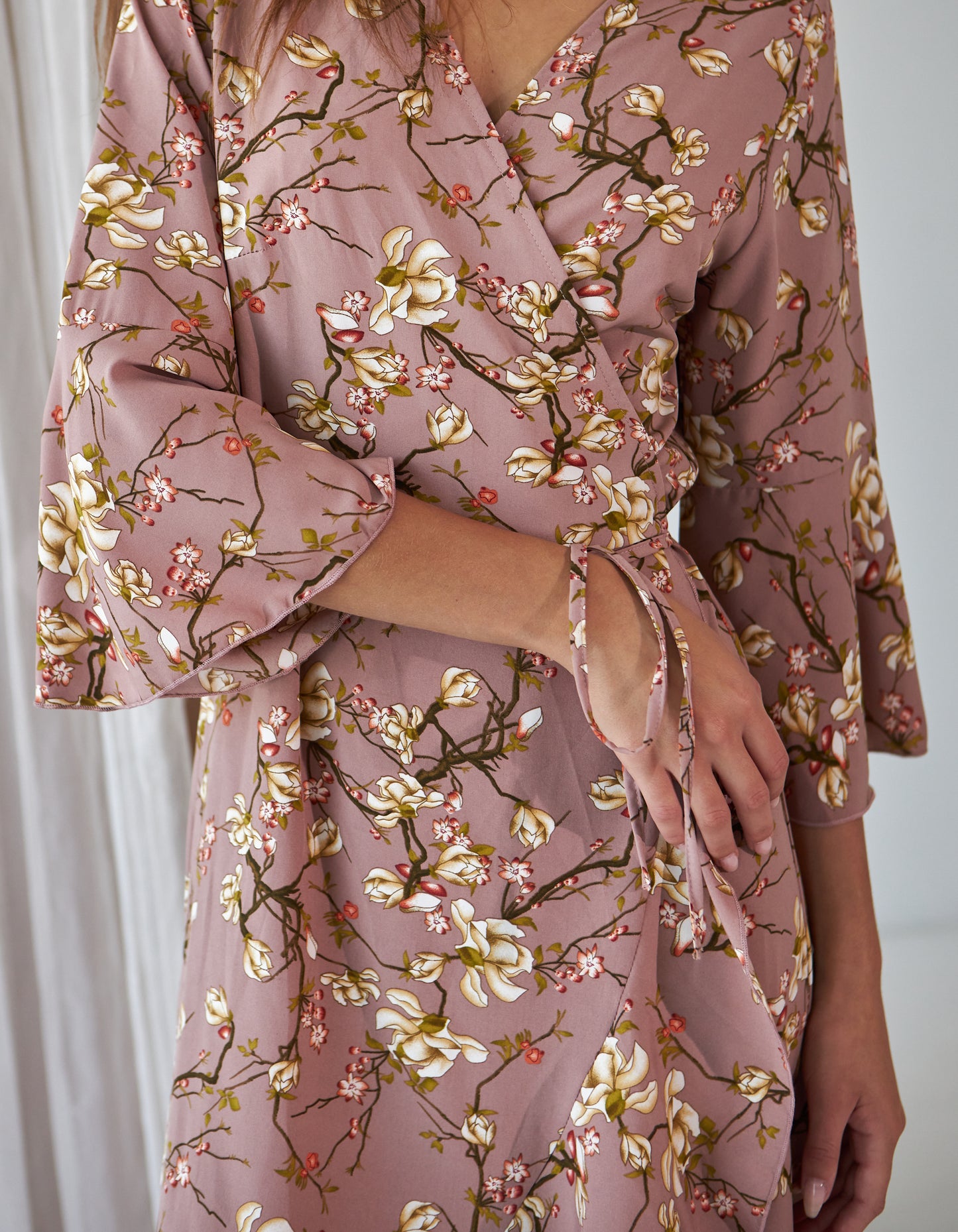 Сукня жіноча з воланом квітковий принт