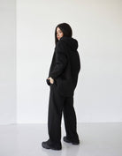 Штани жіночі спортивні теплі прямі трьохнитка начос - Wear Me
