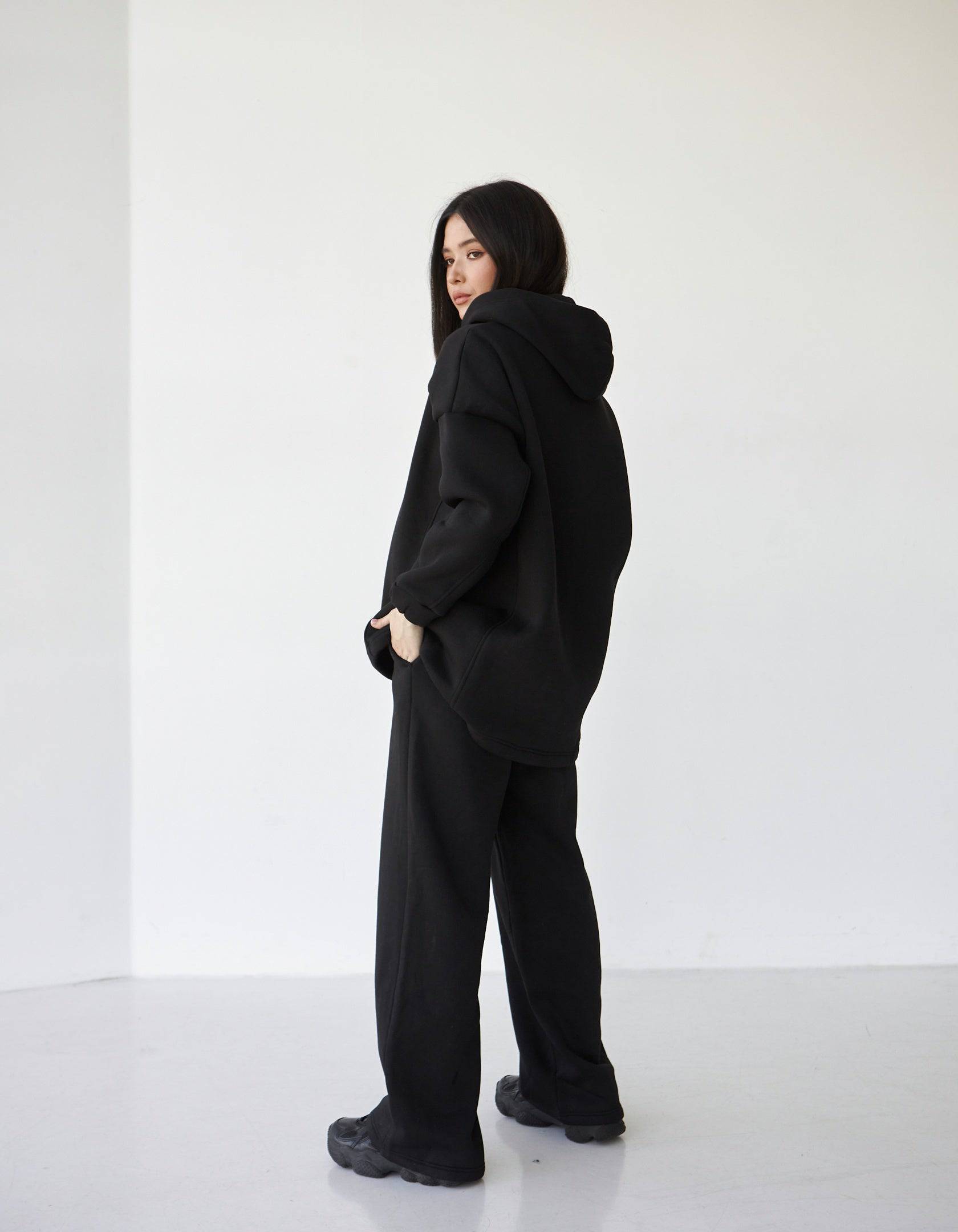 Штани жіночі спортивні теплі прямі трьохнитка начос - Wear Me
