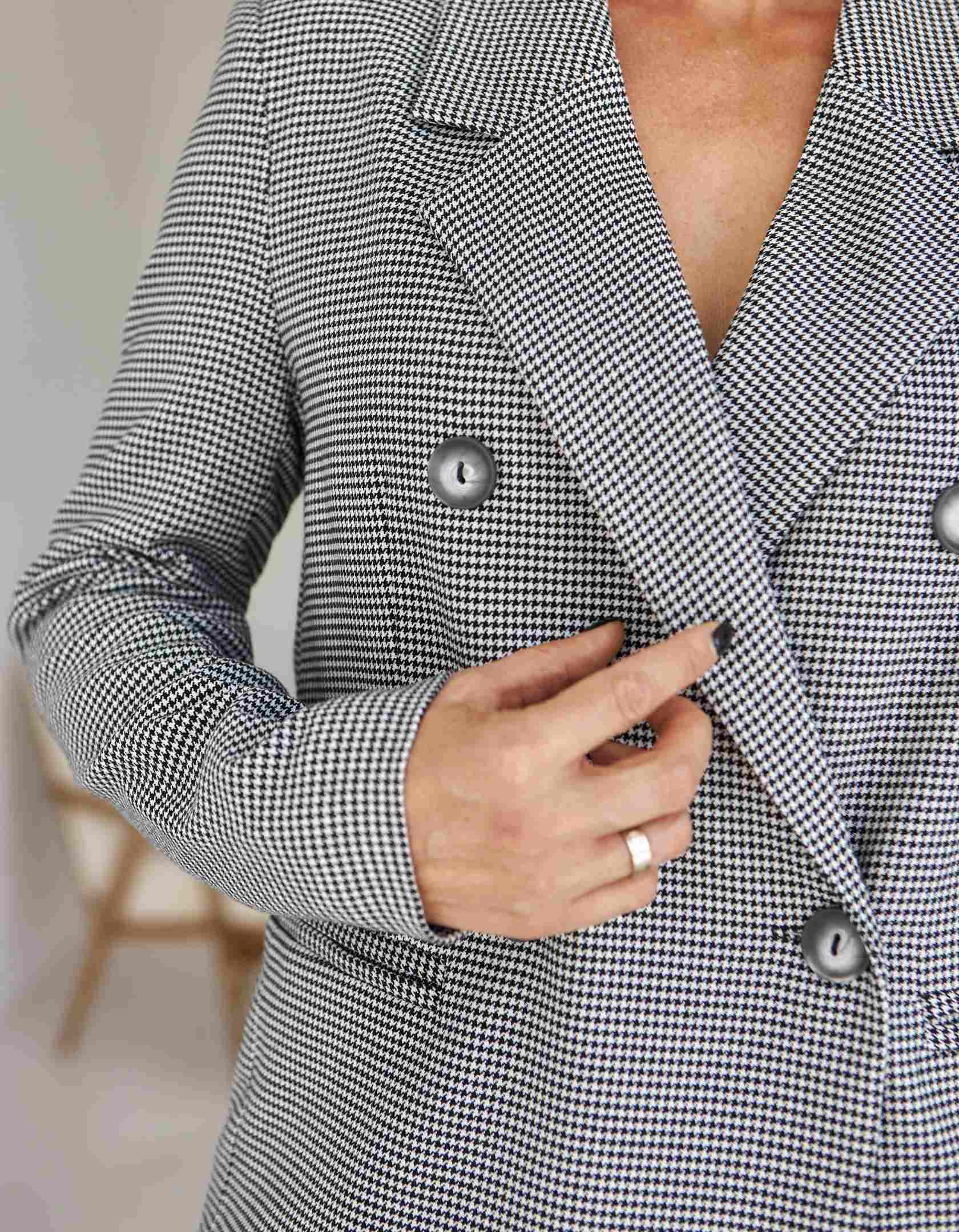 Жакет жіночий класичний гусяча лапка піджак - Wear Me