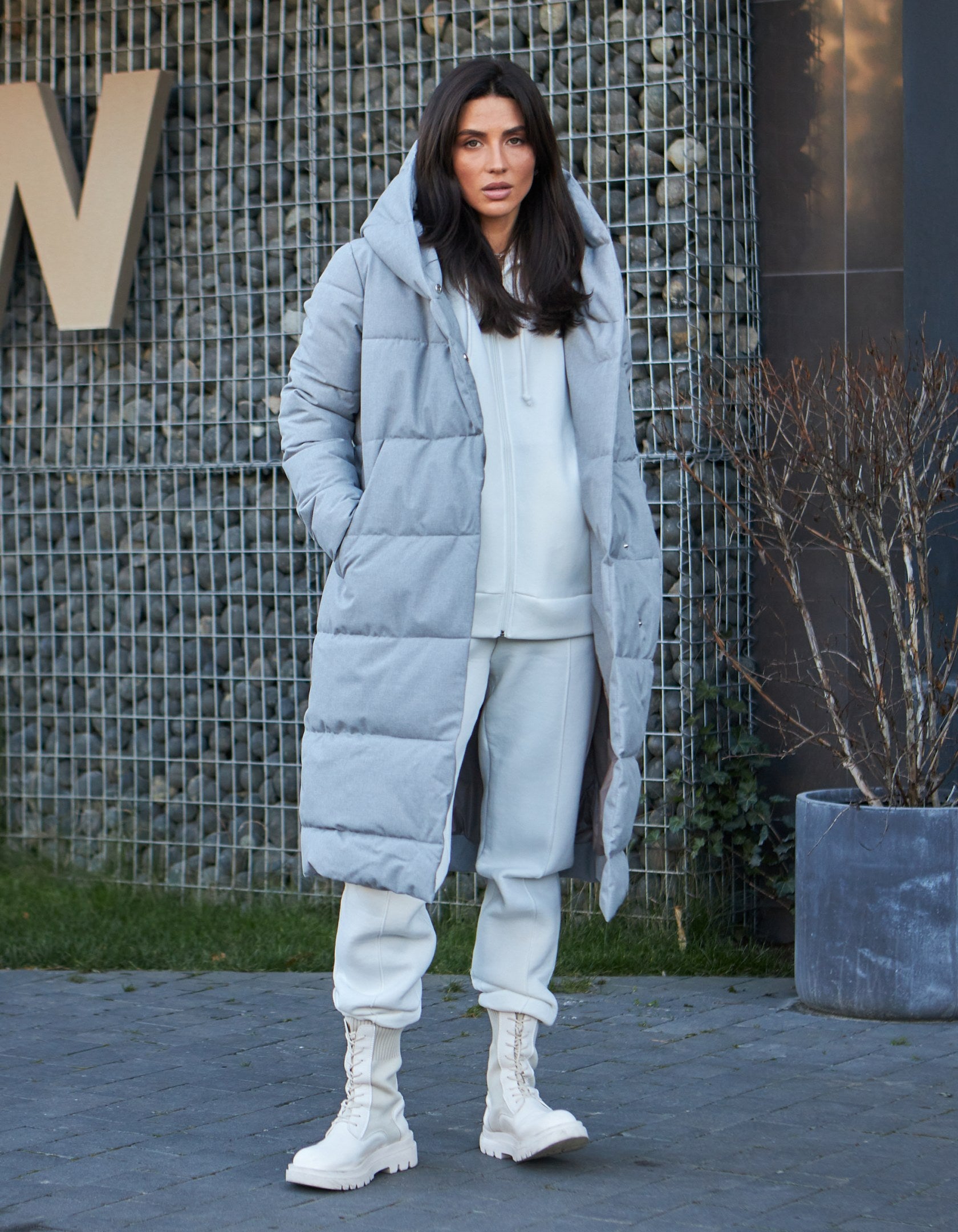 Пальто пуховик на кнопках - Wear Me