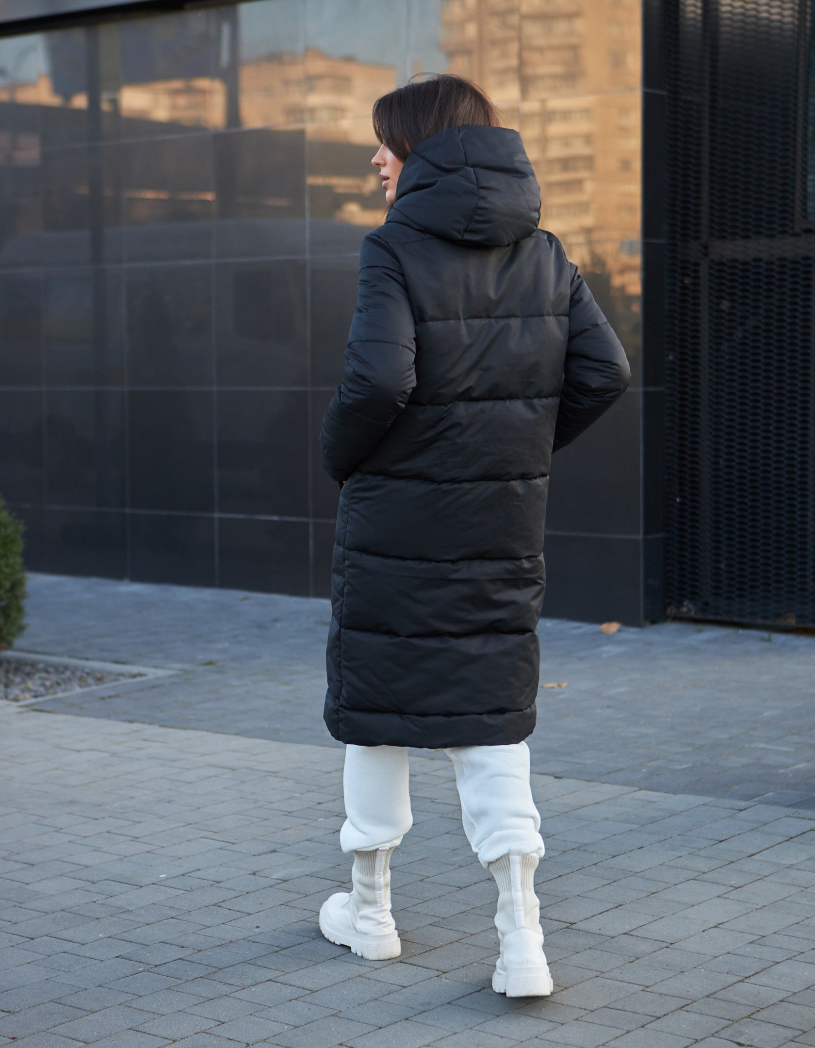 Пальто пуховик на кнопках - Wear Me