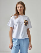 Футболка жіноча з кишенею принт - Wear Me